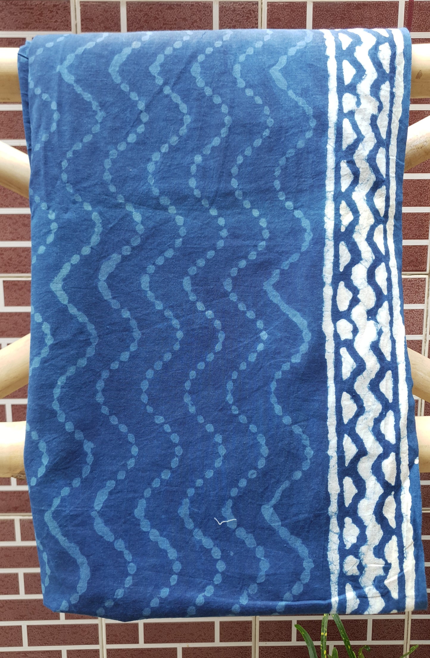 Indigo HBP Cotton Suit with Kota Doria Dupatta CKHB-0005