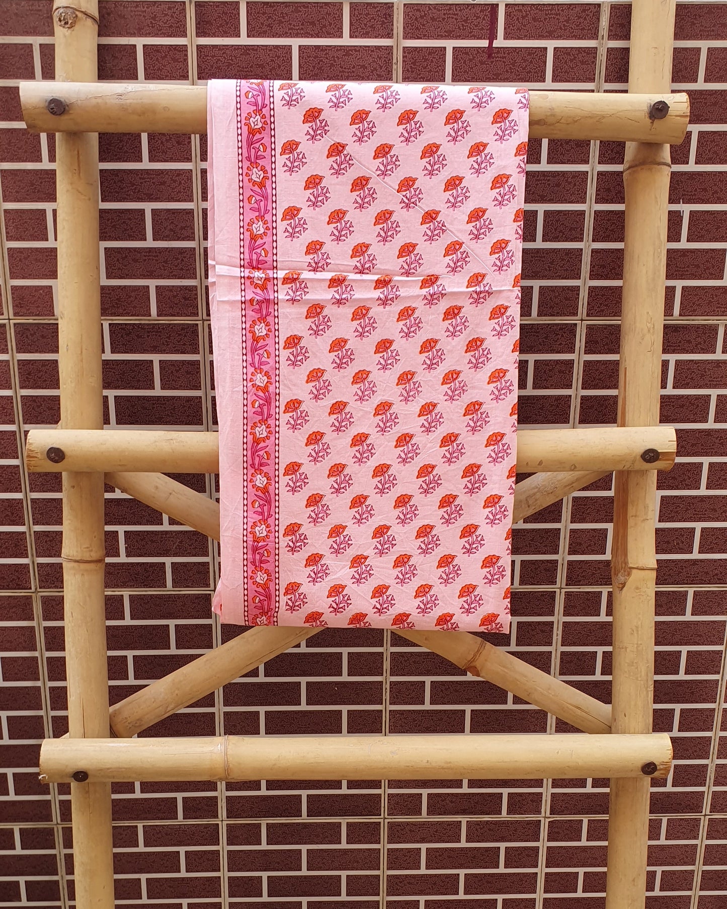 Pink Peach Suit with Cotton Dupatta CCSP-0004