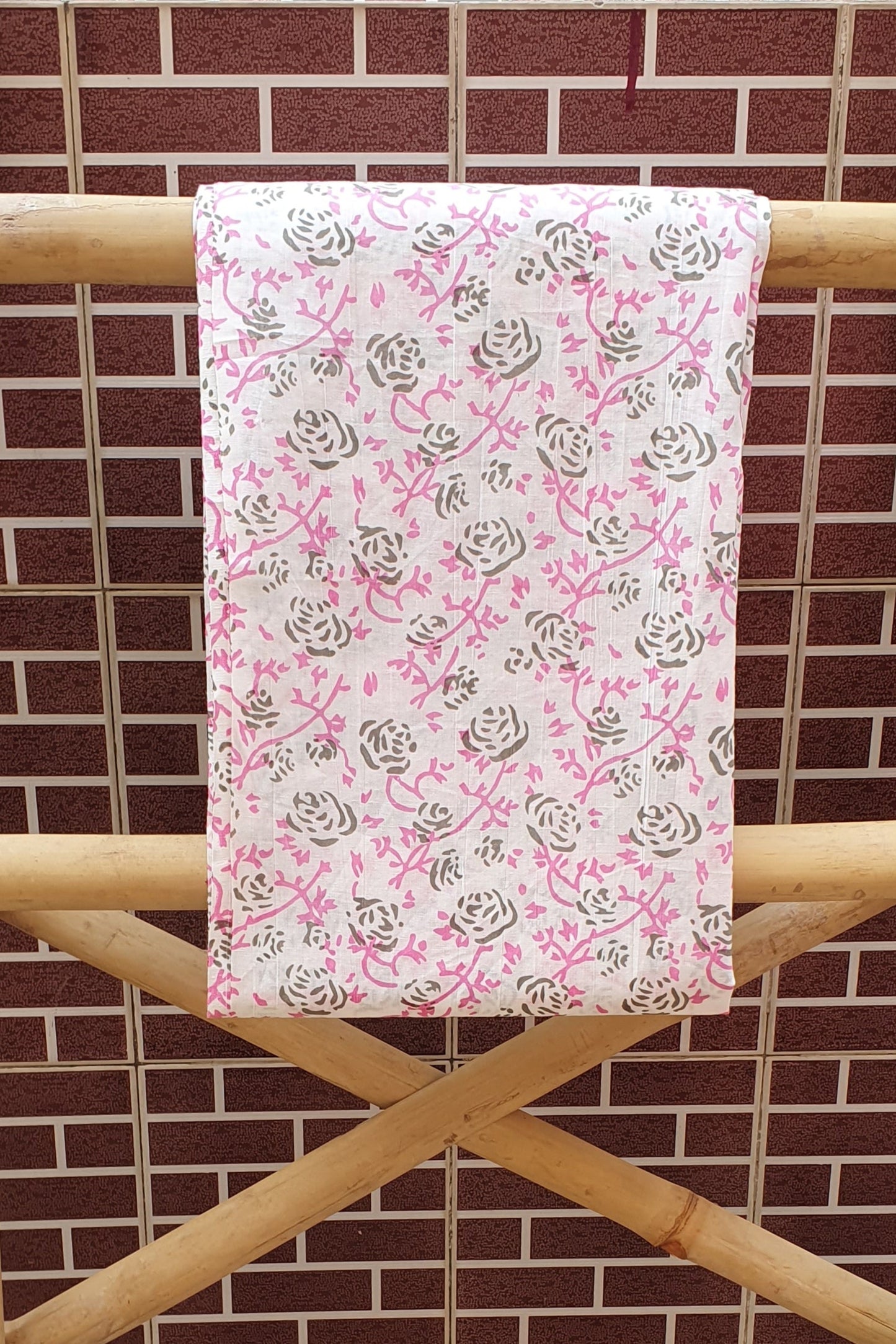 Baby Pink HBP Cotton Suit with Mul Dupatta CMHB-0023