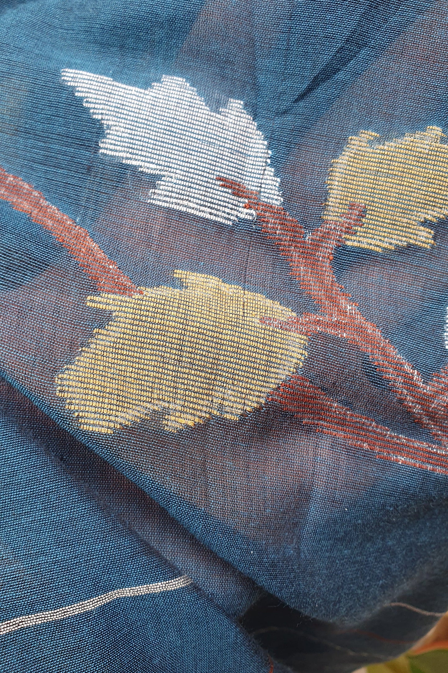 Deep Blue Cotton Jamdani Suit JDCC-0006