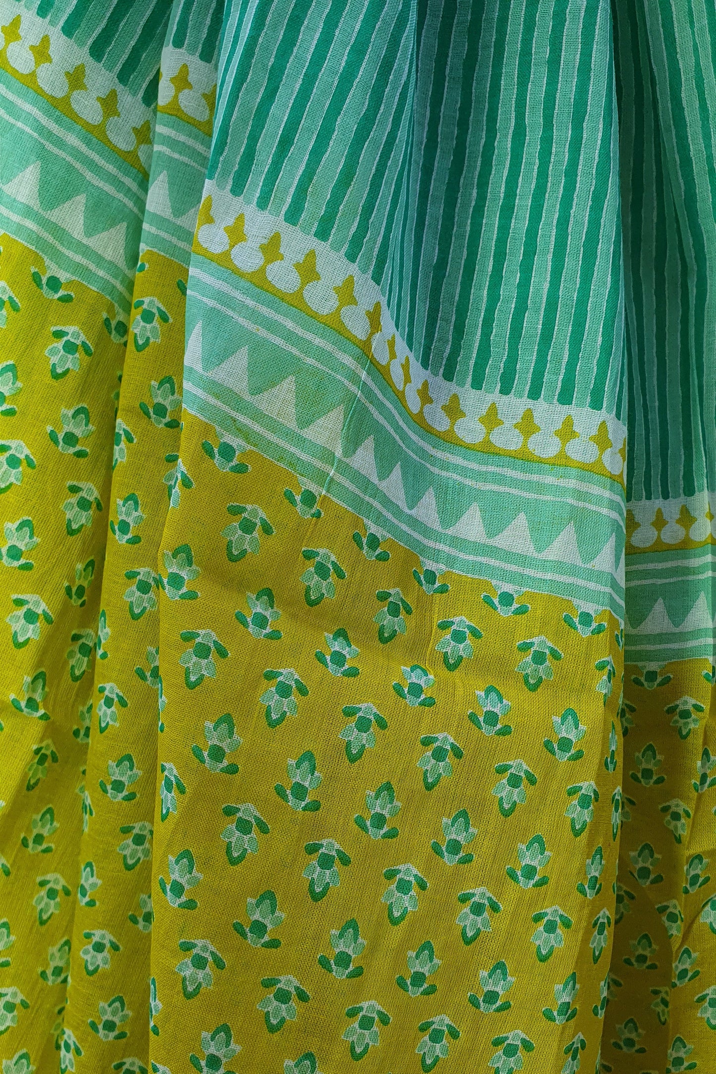 Vector Green HBP Cotton Suit with Mul Dupatta CMHB-0025