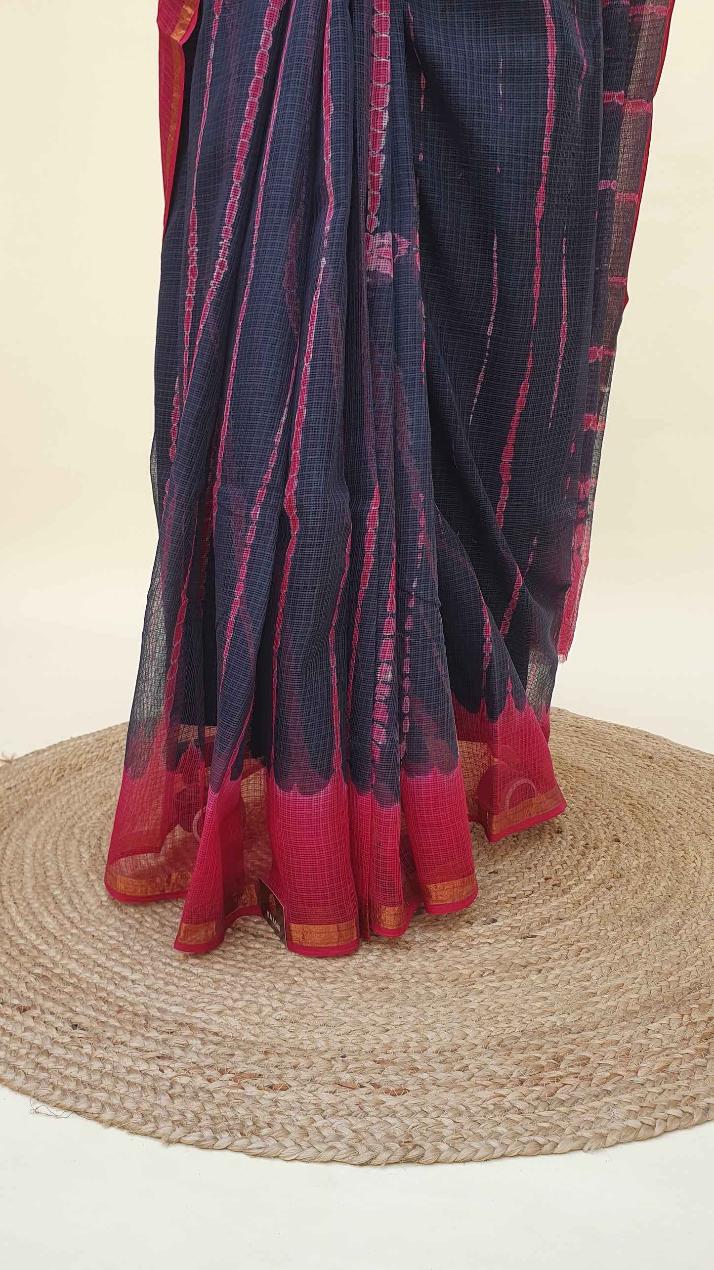 Pink Kota Doria Saree | Kaashi Handloom