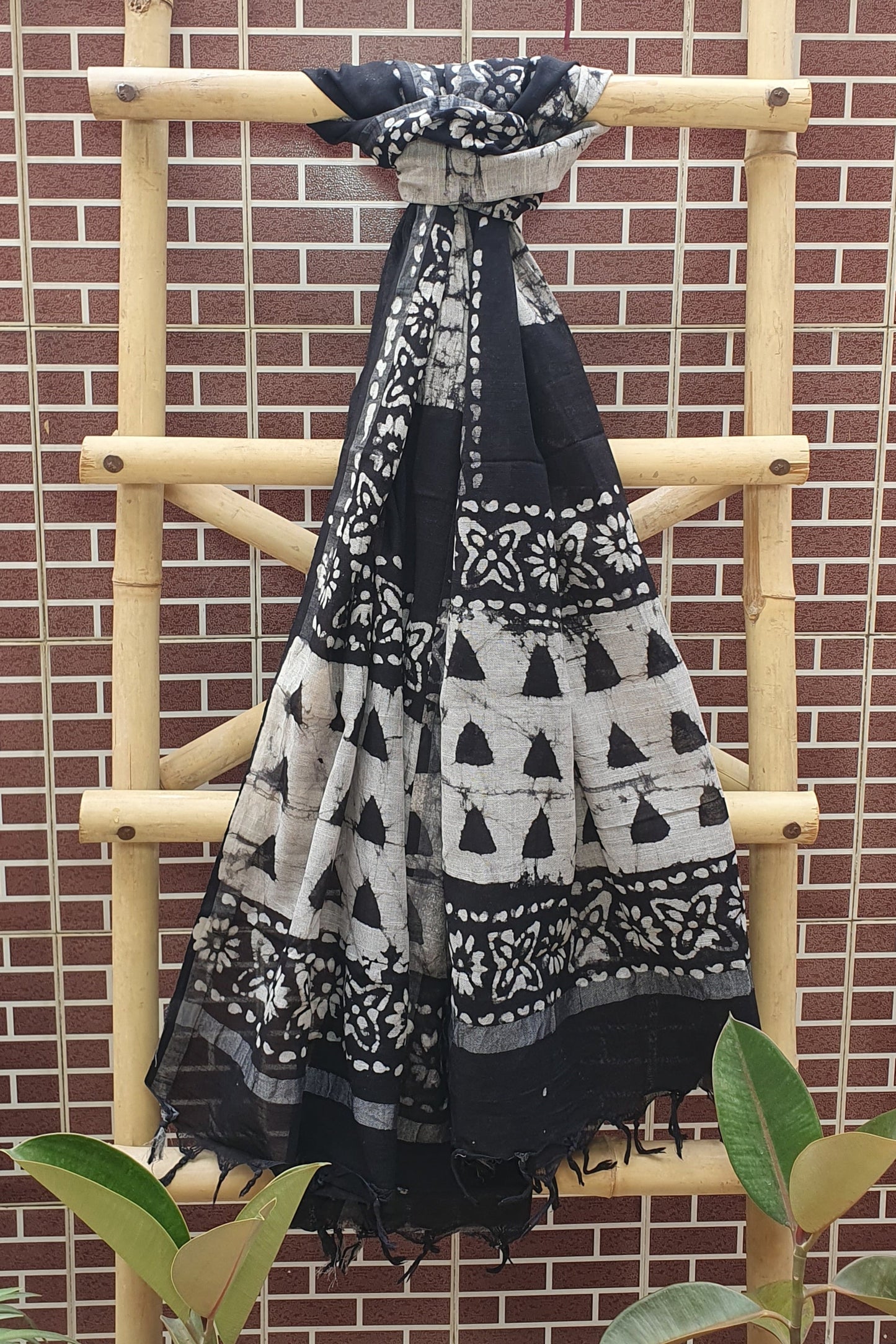 Linen Hand Block Printed Suit | Kaashi Handloom