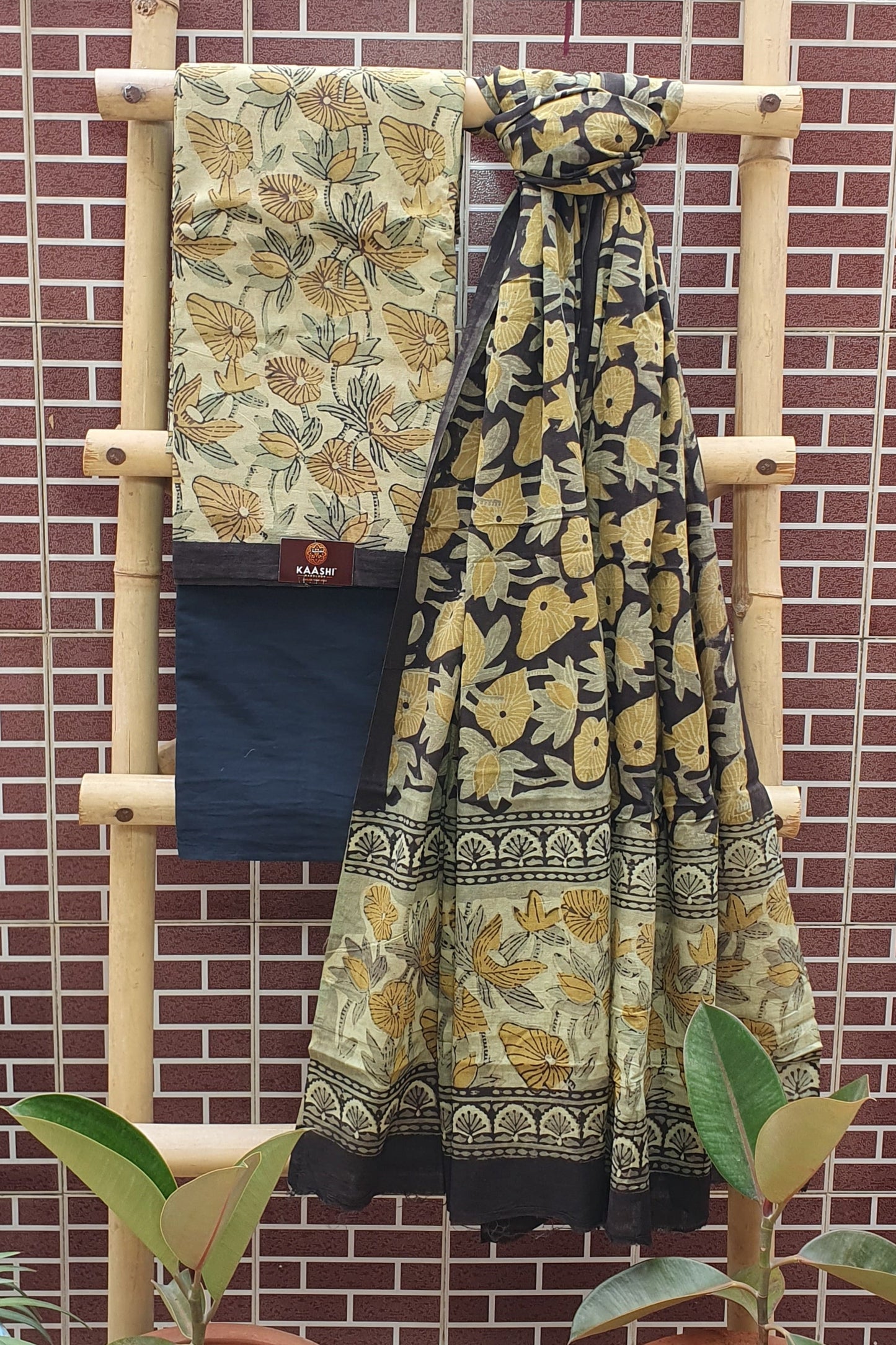 Ajrakh Hand Block Print Cotton Suit