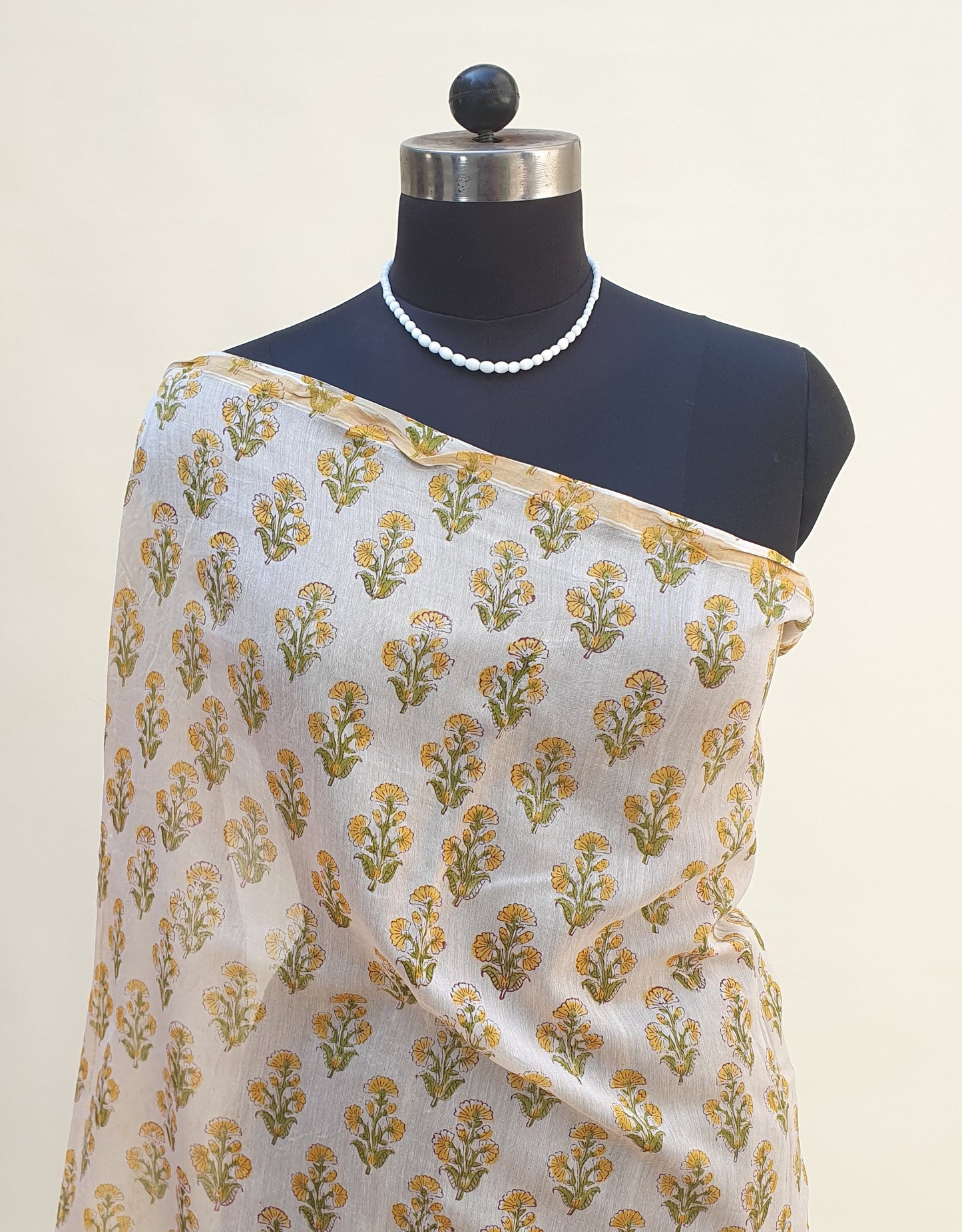 Gulbadan Chanderi Floral Saree SCCH-0023