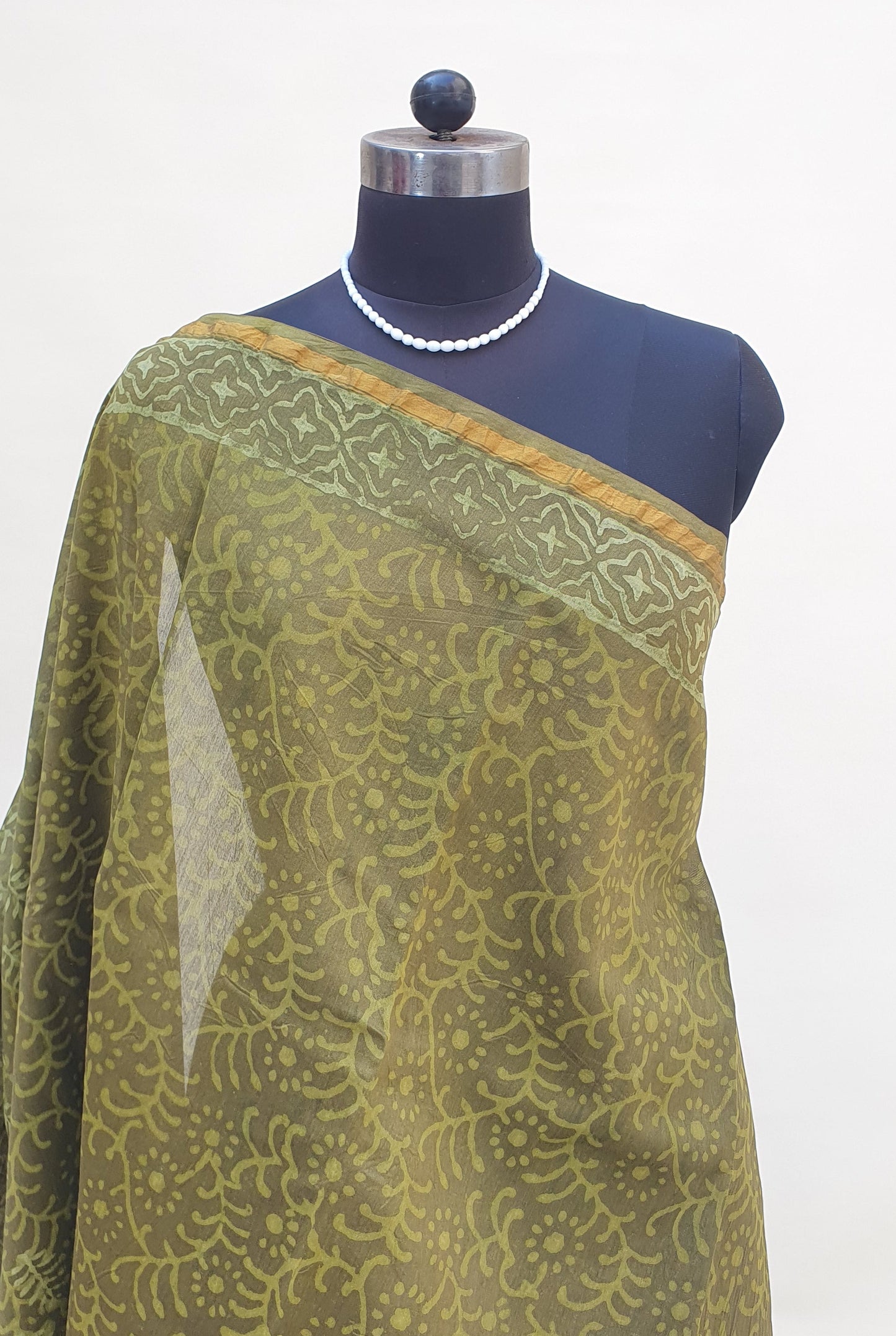 Harini Olive Dabu Chanderi SCCH-0028