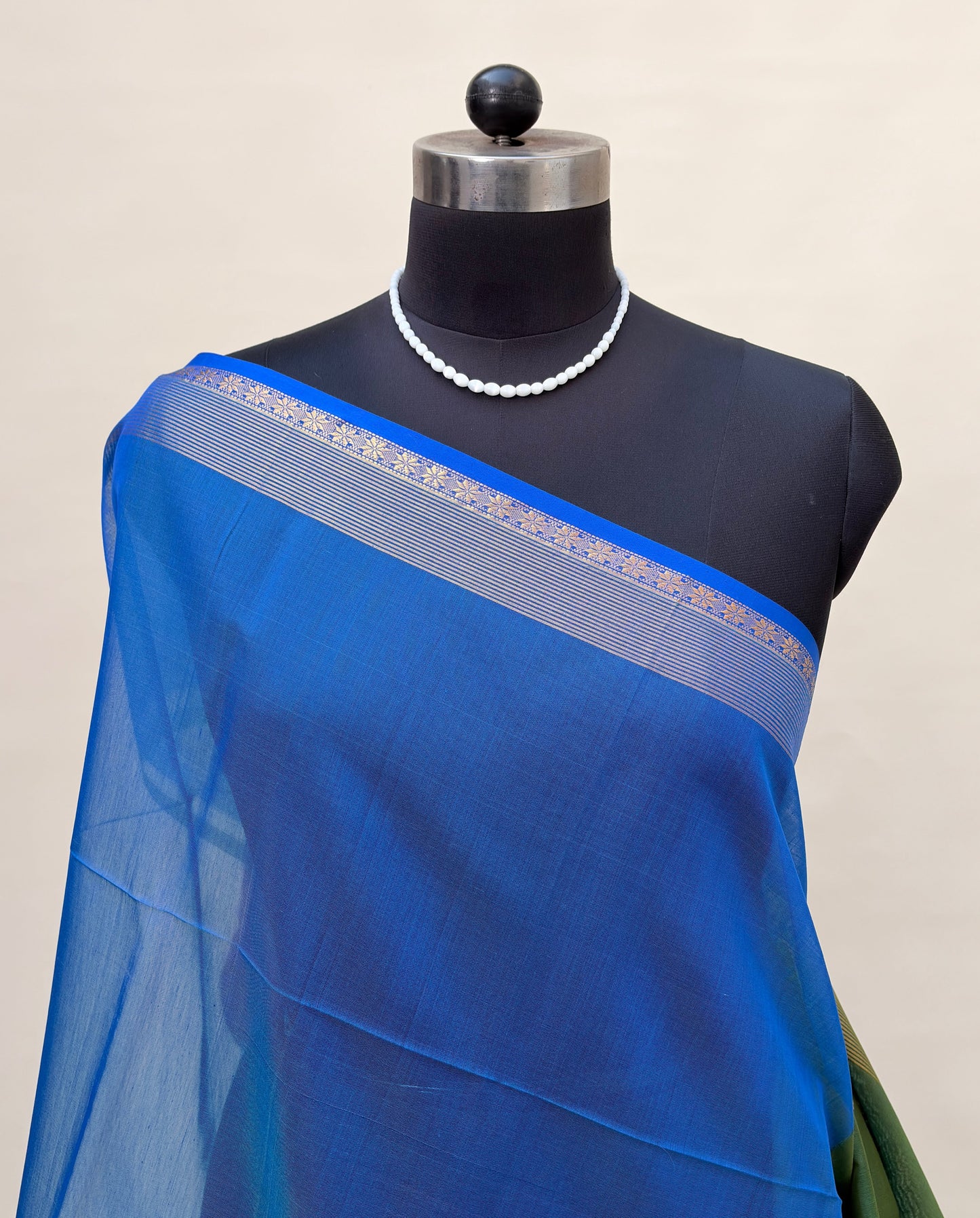 Aranya Neela Maheshwari Saree