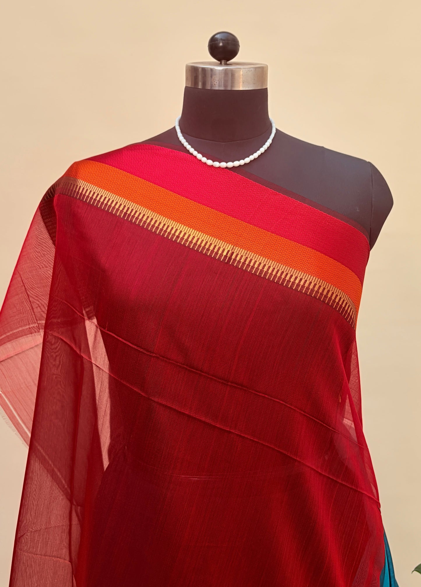Ambuvī Maheshwari Saree