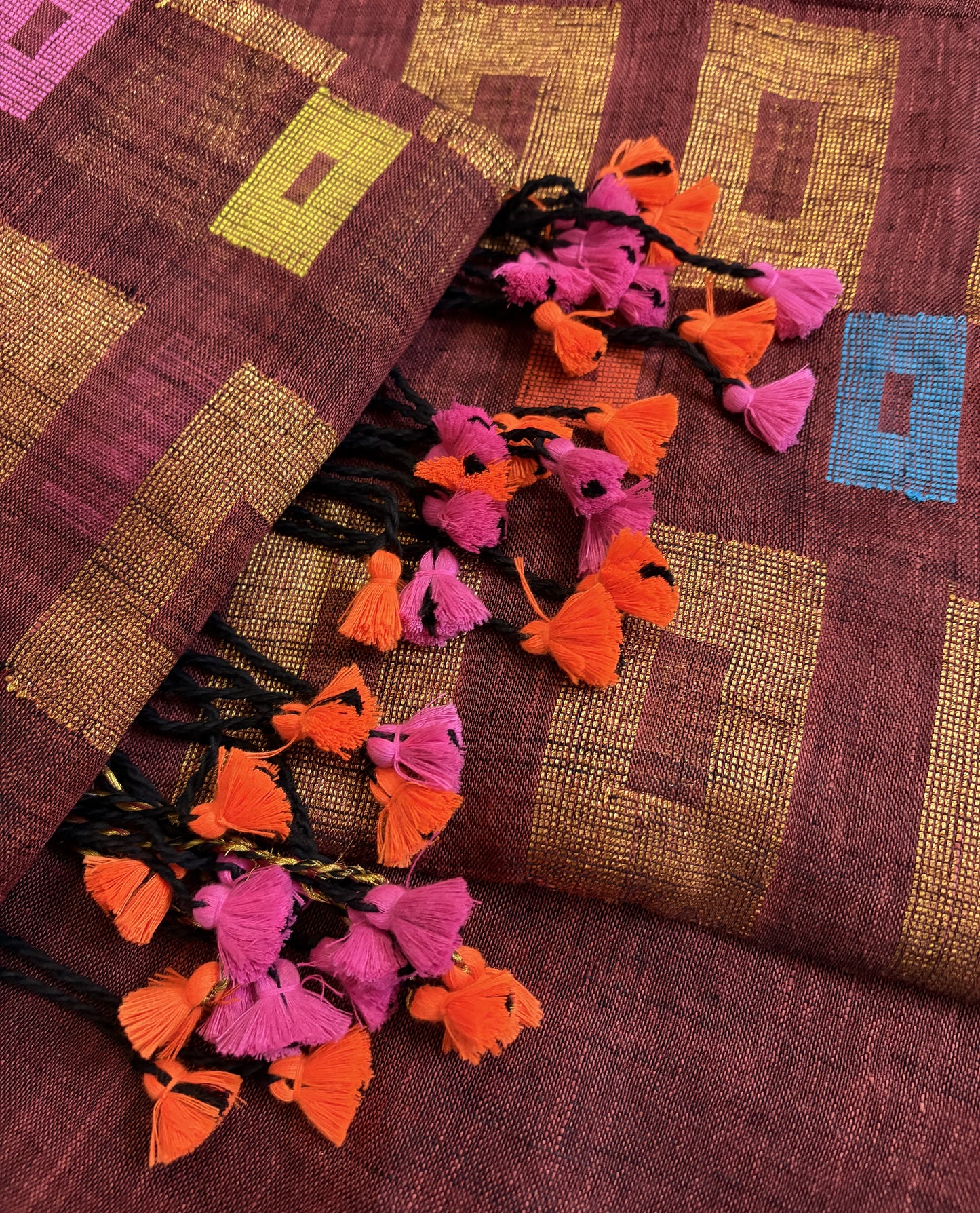 Lohit Varga Linen Jamdani Suit | JDL-AN8204