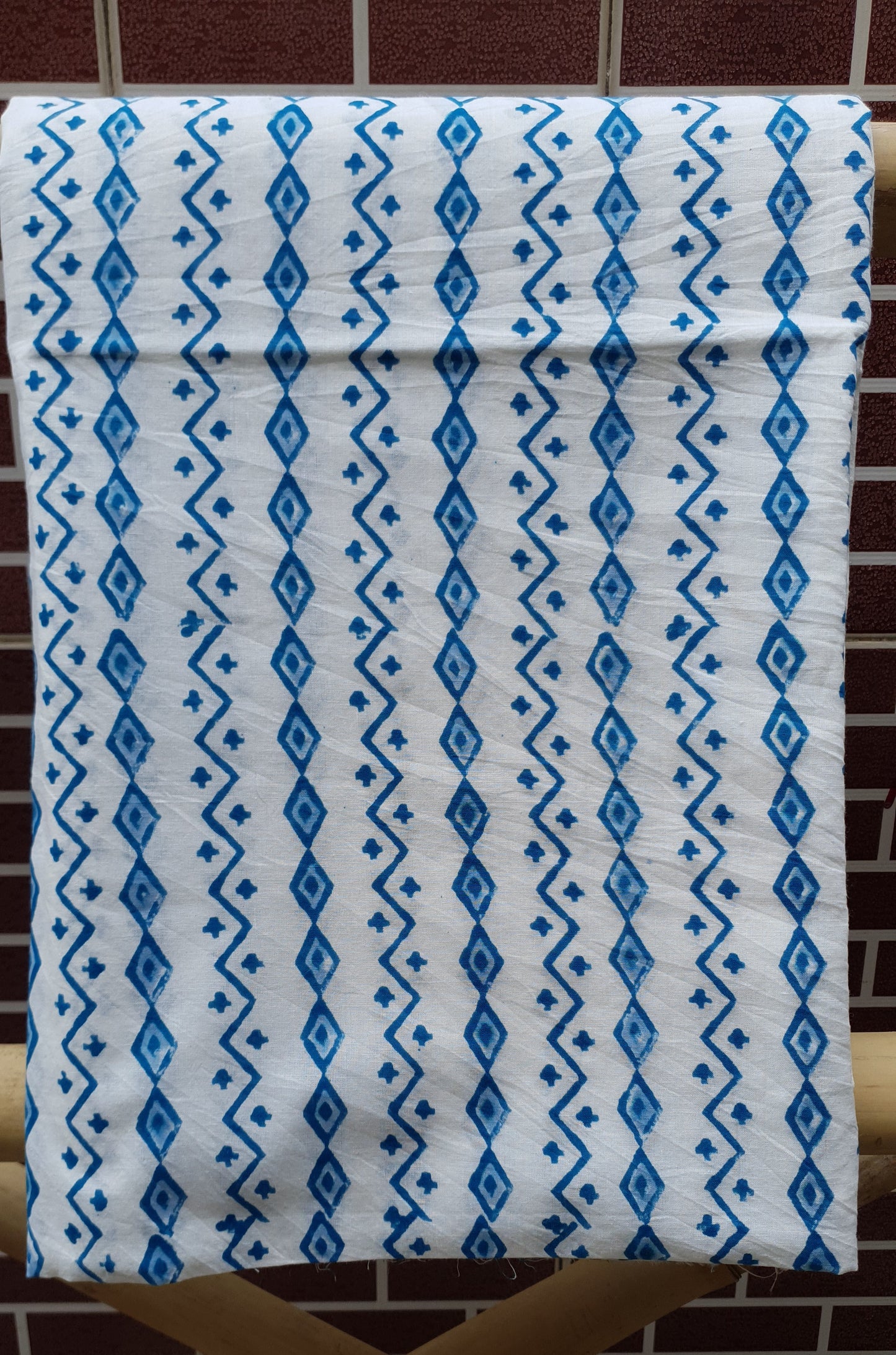 Blue HBP Cotton Suit with Kota Doria Dupatta CKHB-0006