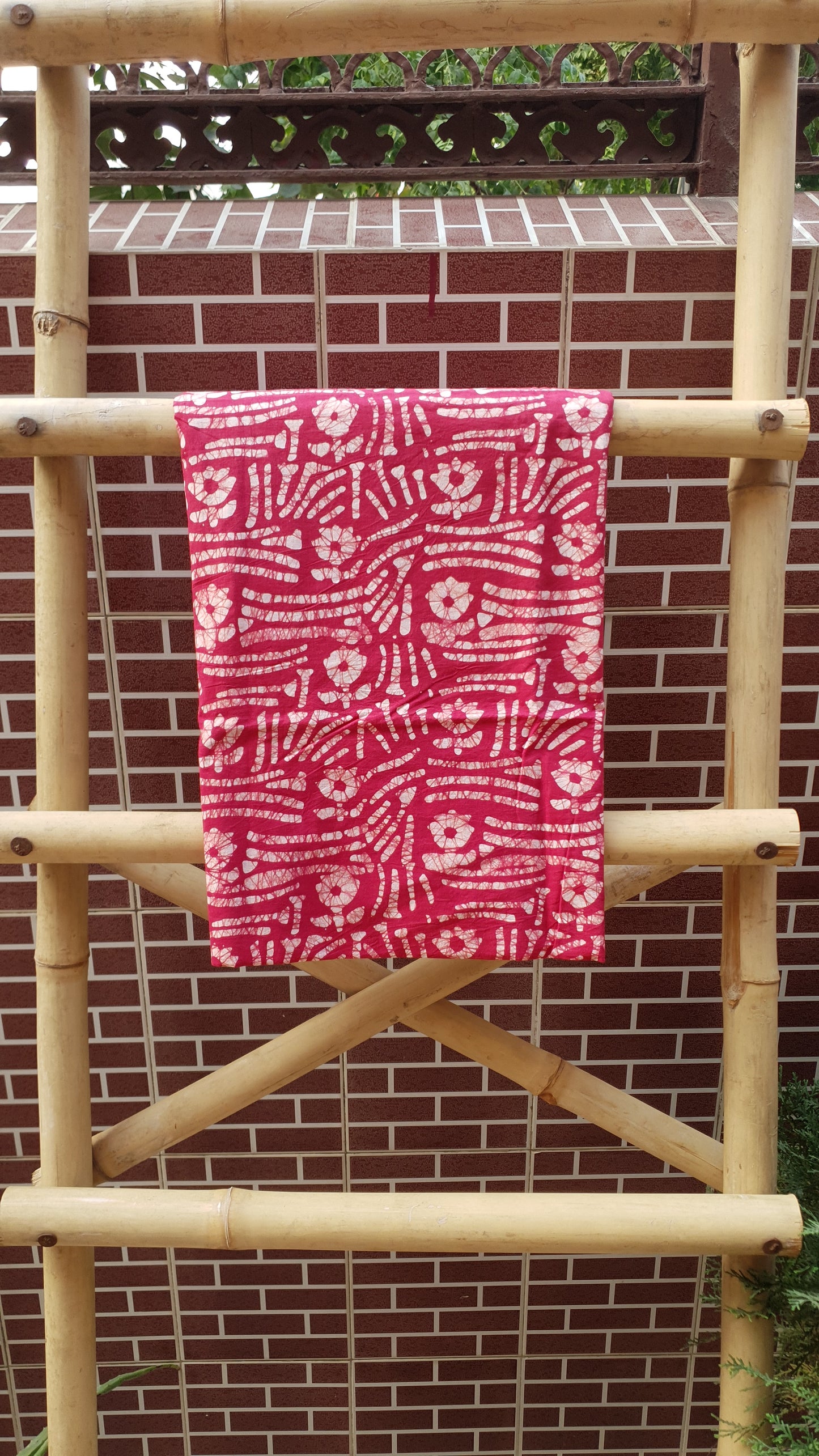 Daisy Magenta HBP Cotton Suit with Linen Dupatta CLHB-0009