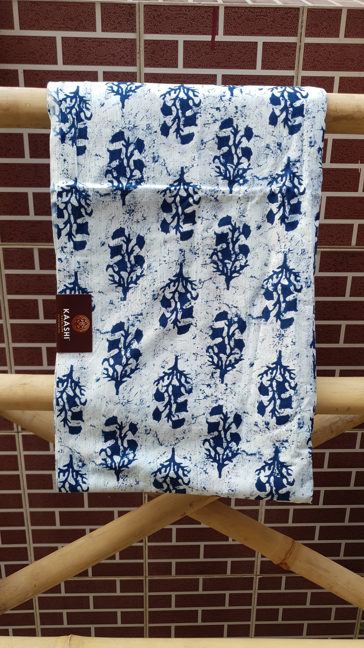 Blue & White HBP Cotton Suit with Mul Dupatta CMHB-0014