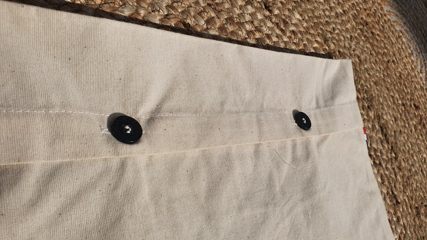 Saree/Suit Storage Sleeve with Button (Non-Dyed)