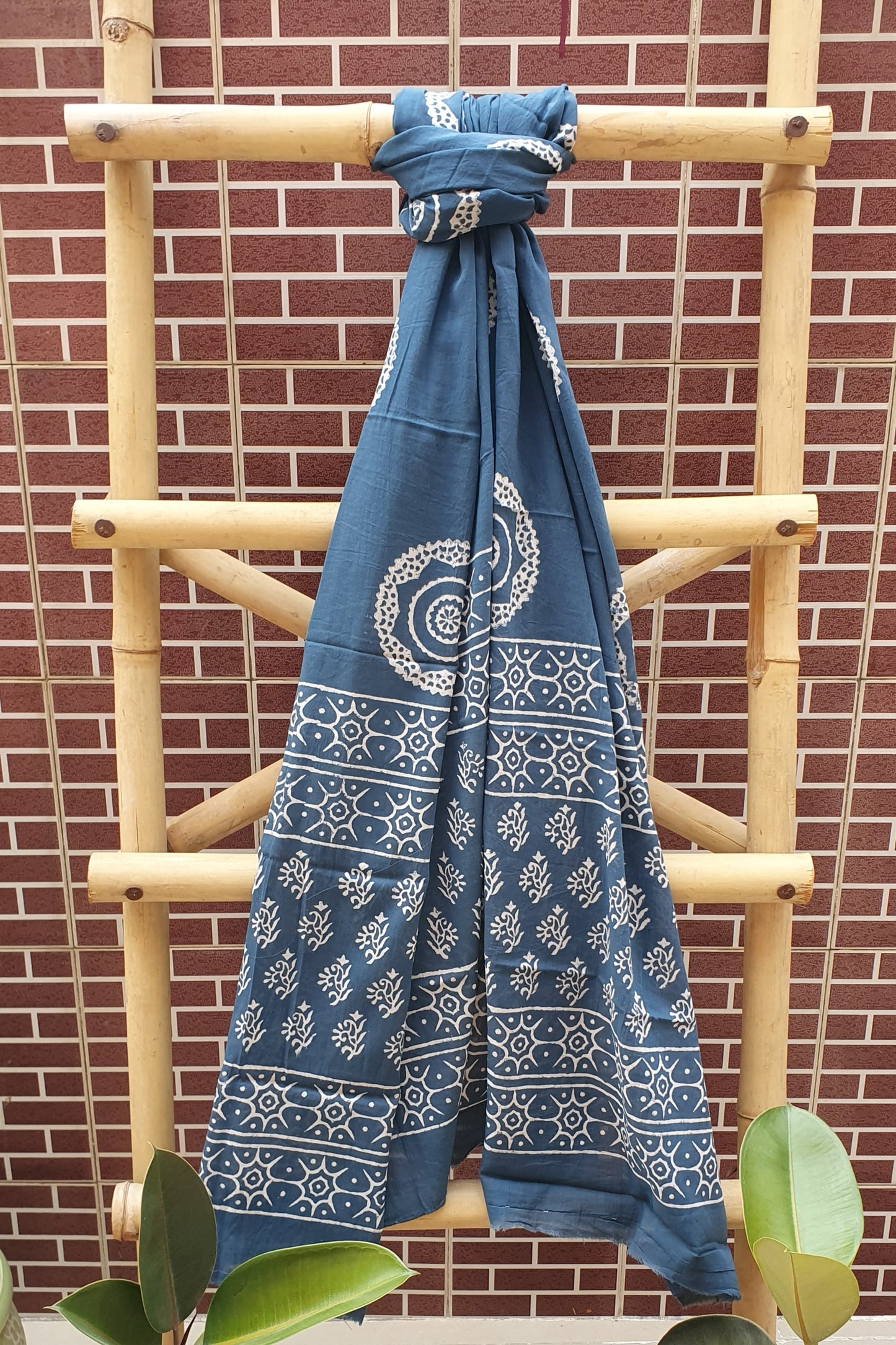 Polish Steel HBP Cotton Suit with Mul Dupatta CMHB-0021