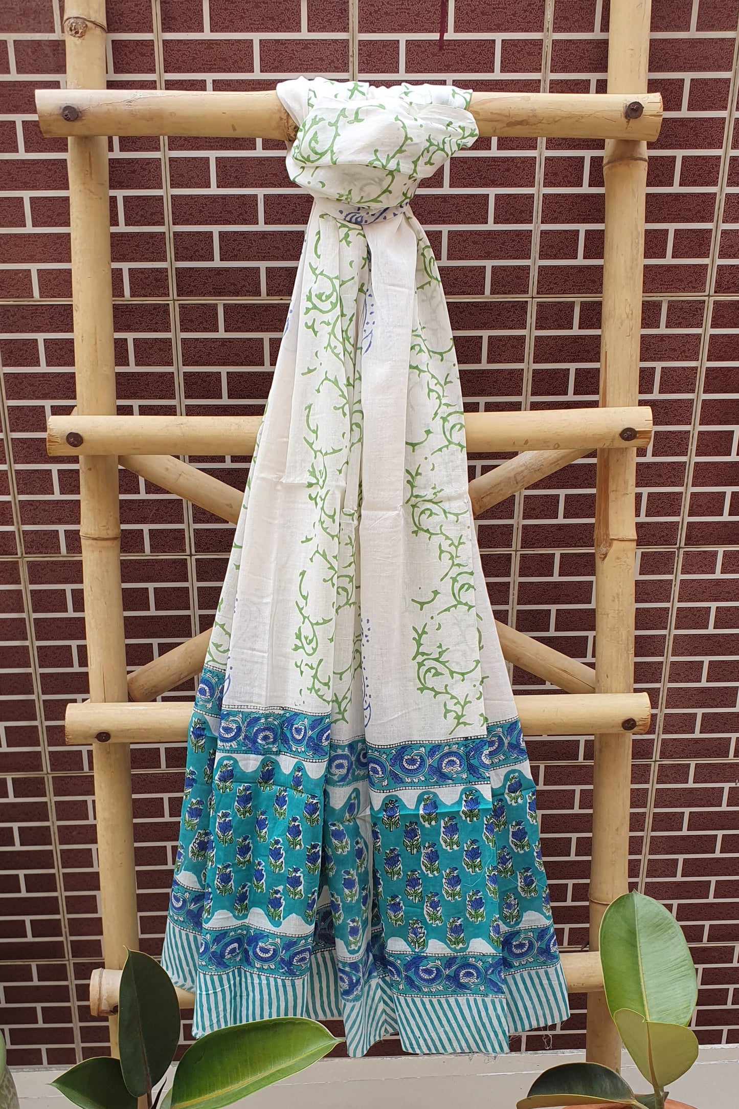 Firozi HBP Cotton Suit with Mul Dupatta CMHB-0022