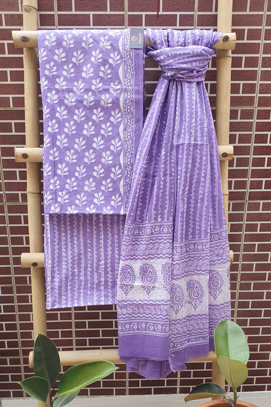 Mauve Cotton Suit CCSP-0007