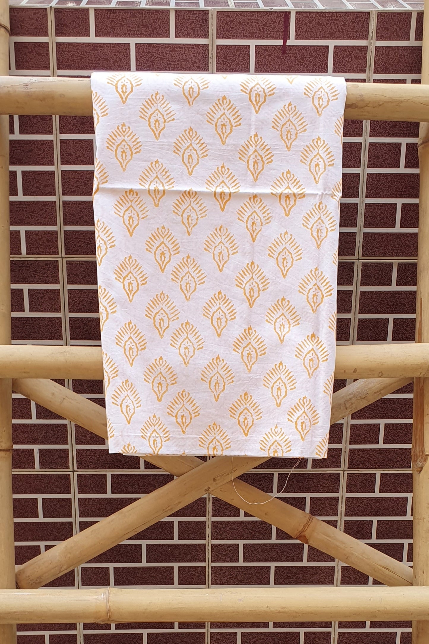 Vanilla Peach HBP Cotton Suit with Mul Dupatta CMHB-0018