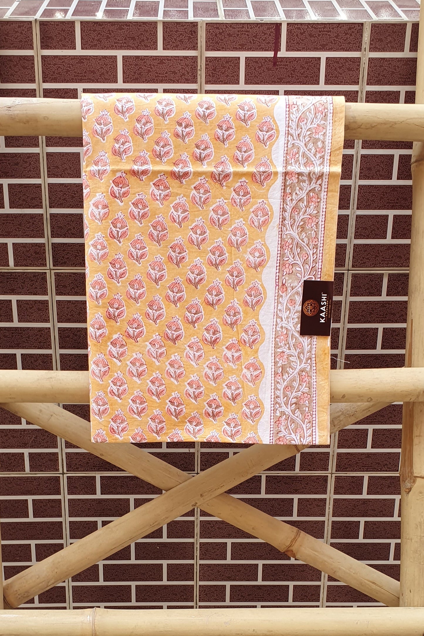Vanilla Peach HBP Cotton Suit with Mul Dupatta CMHB-0018