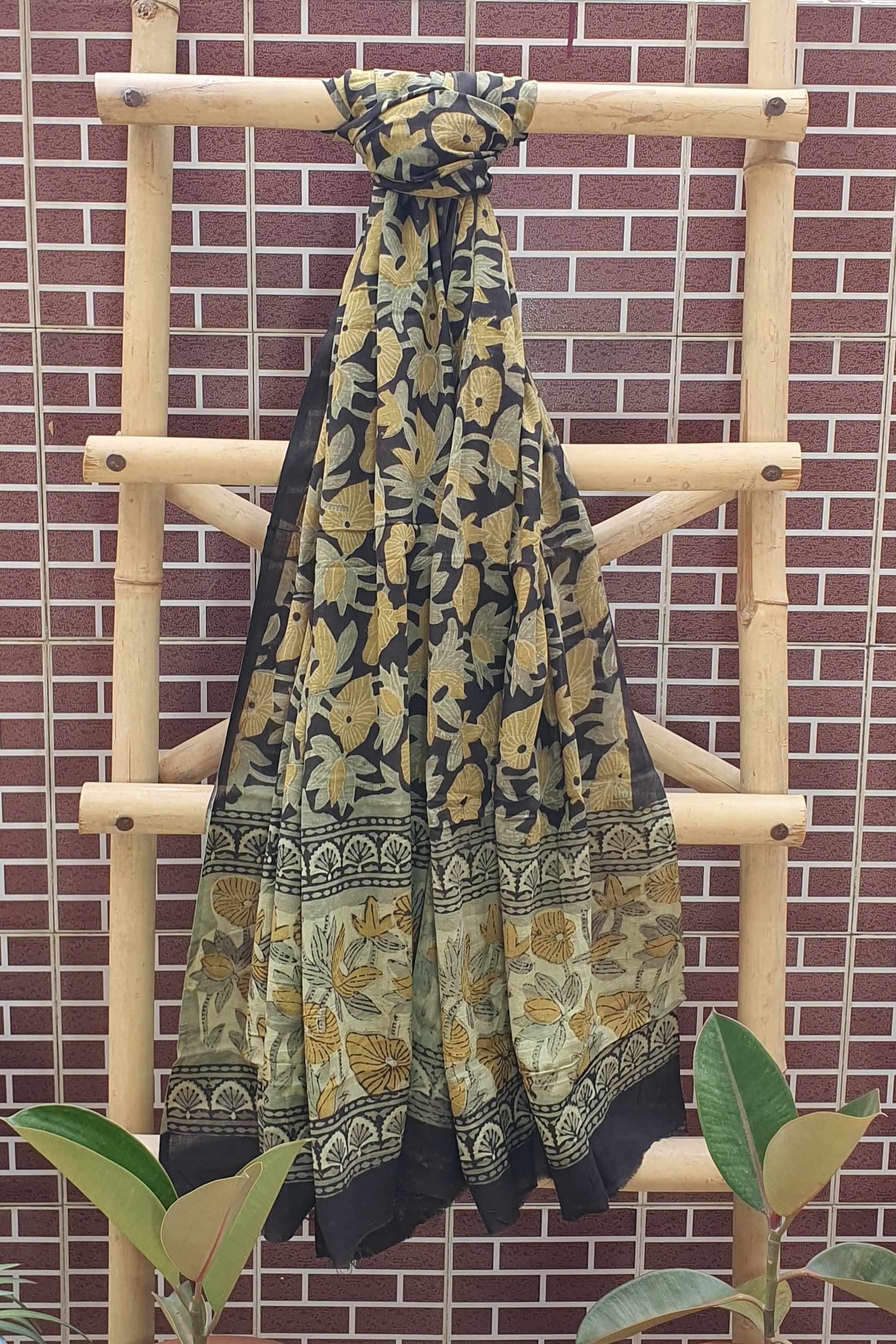 Ajrakh Hand Block Print Cotton Suit 