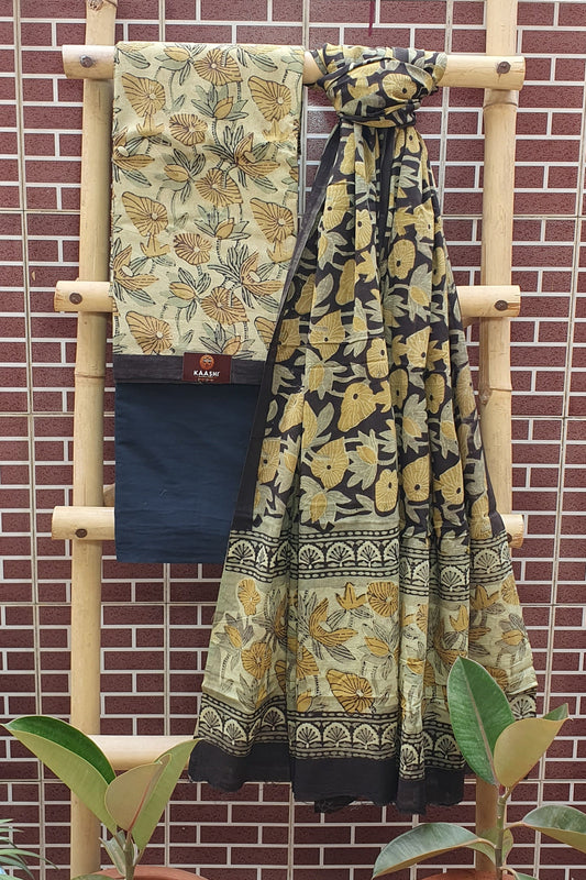 Ajrakh Hand Block Print Cotton Suit 