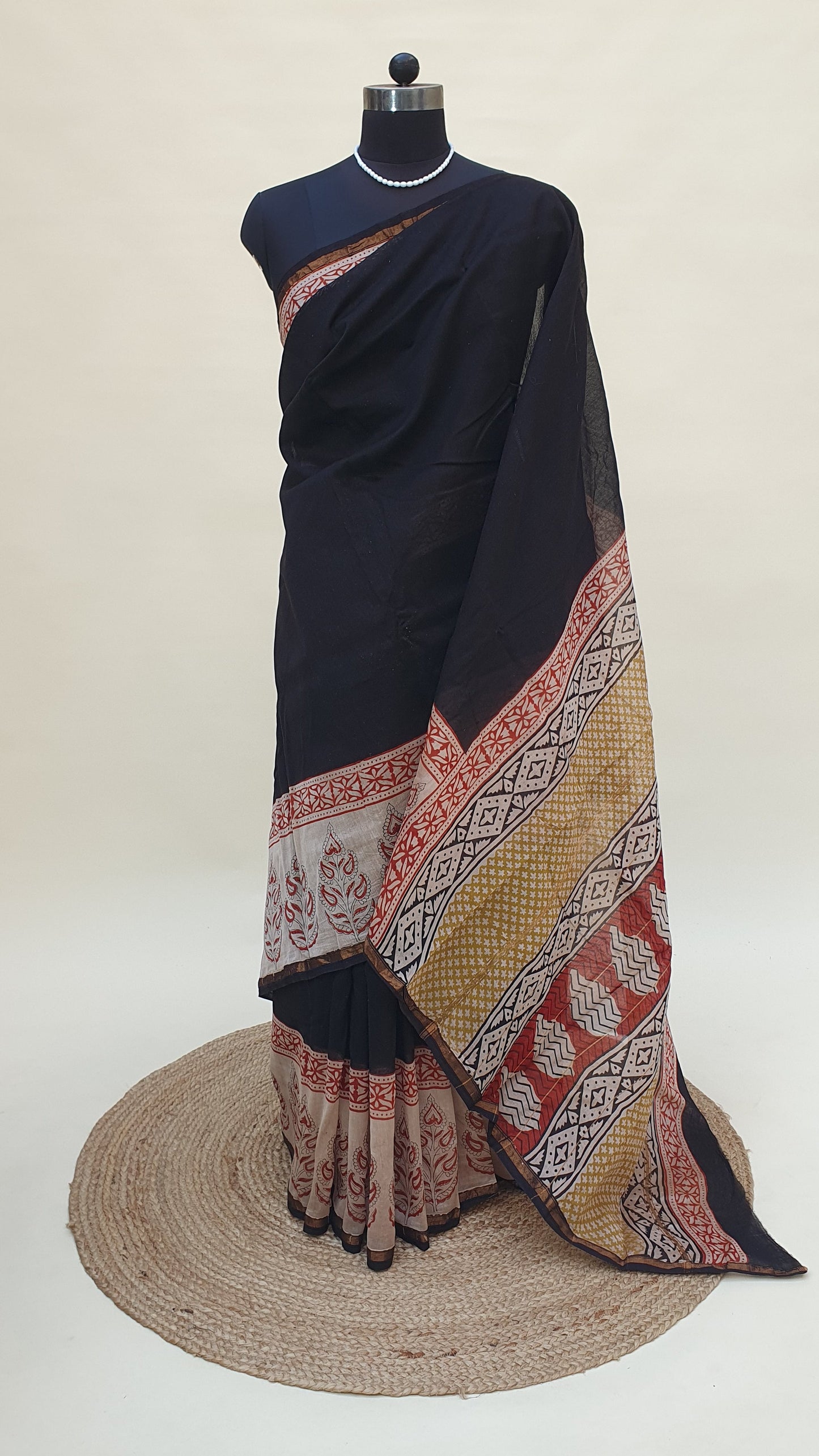 Amber Trails Chanderi Saree SCCH-0019