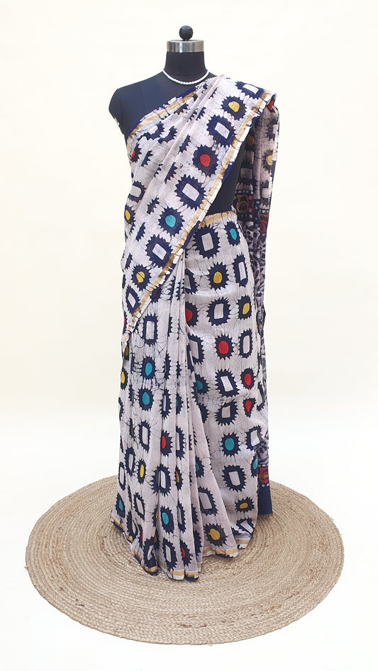 RangMala Dabu Chanderi Saree SCCH-0020