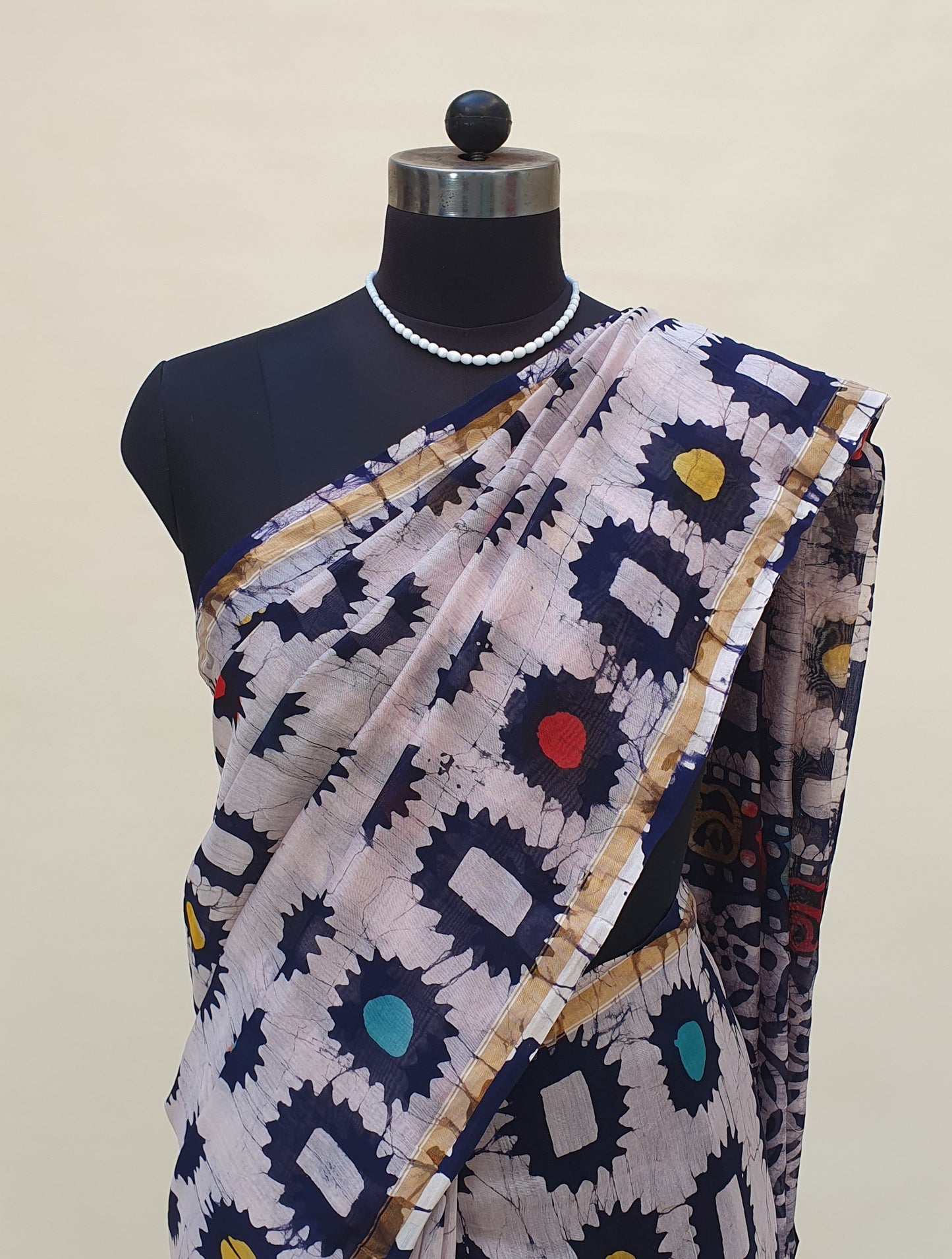 RangMala Dabu Chanderi Saree