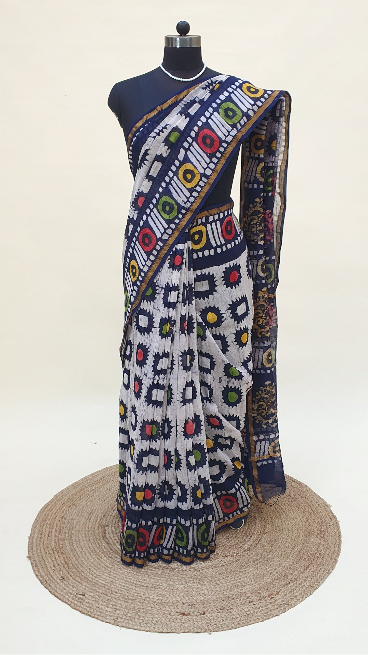 Chitrangan Dabu Chanderi Saree SCCH-0021