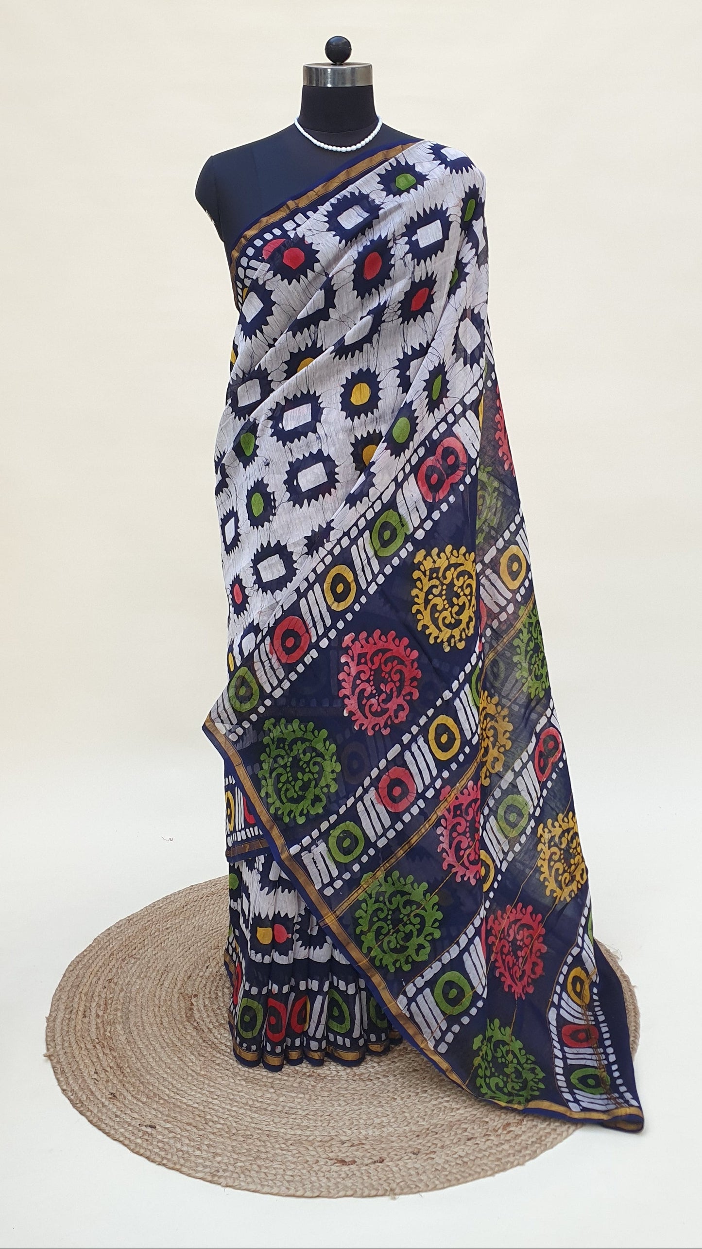 Chitrangan Dabu Chanderi Saree SCCH-0021