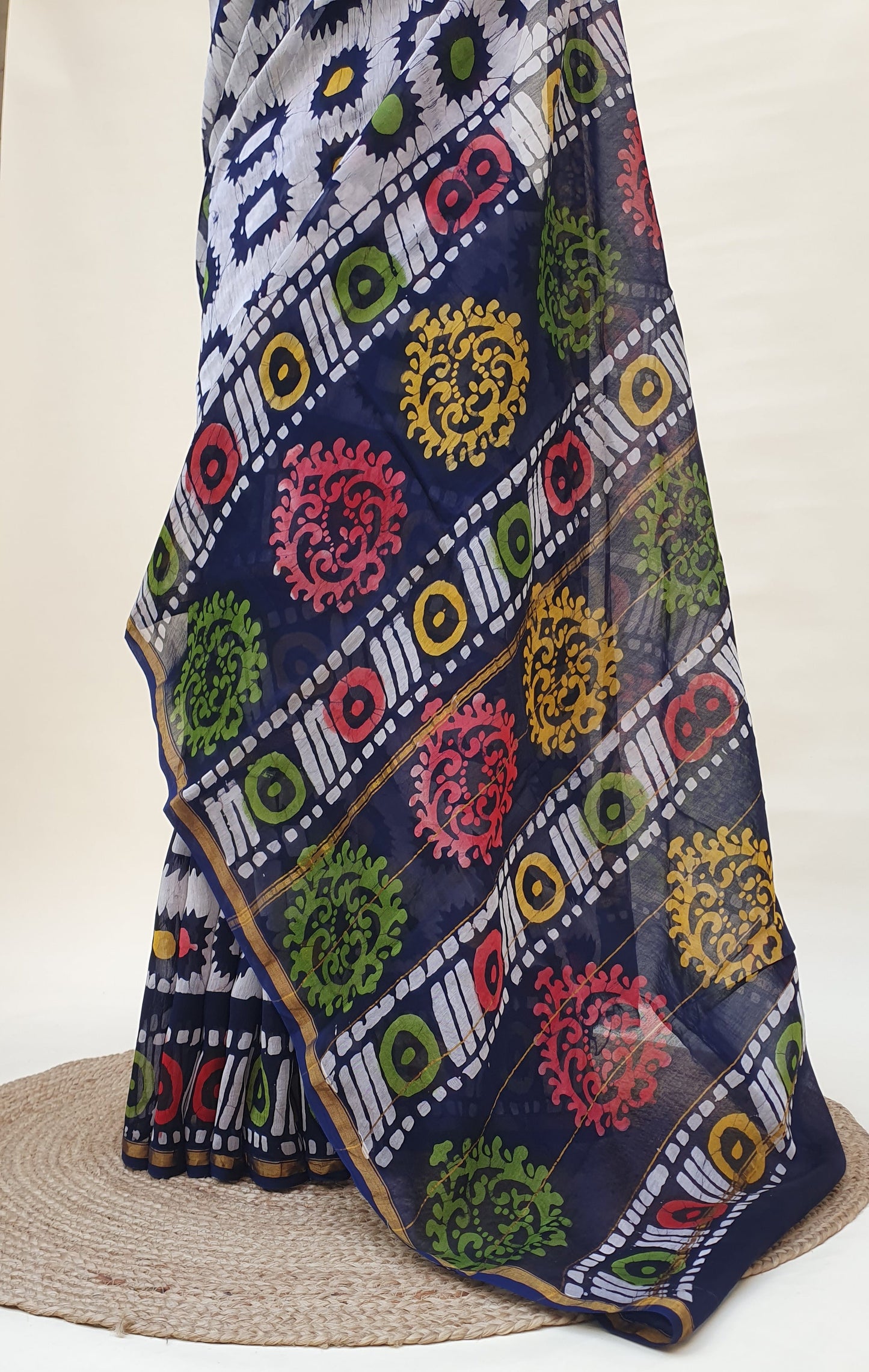 Chitrangan Dabu Chanderi Saree SCCH-0021