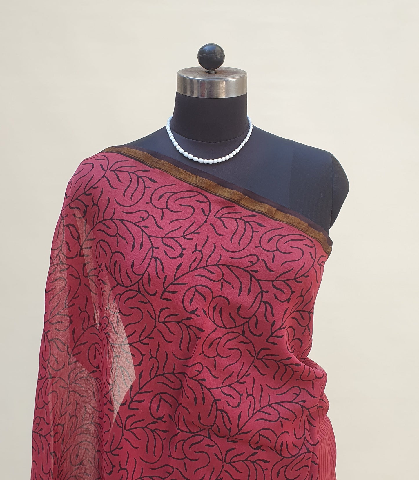 Raktima Dots Chanderi Saree