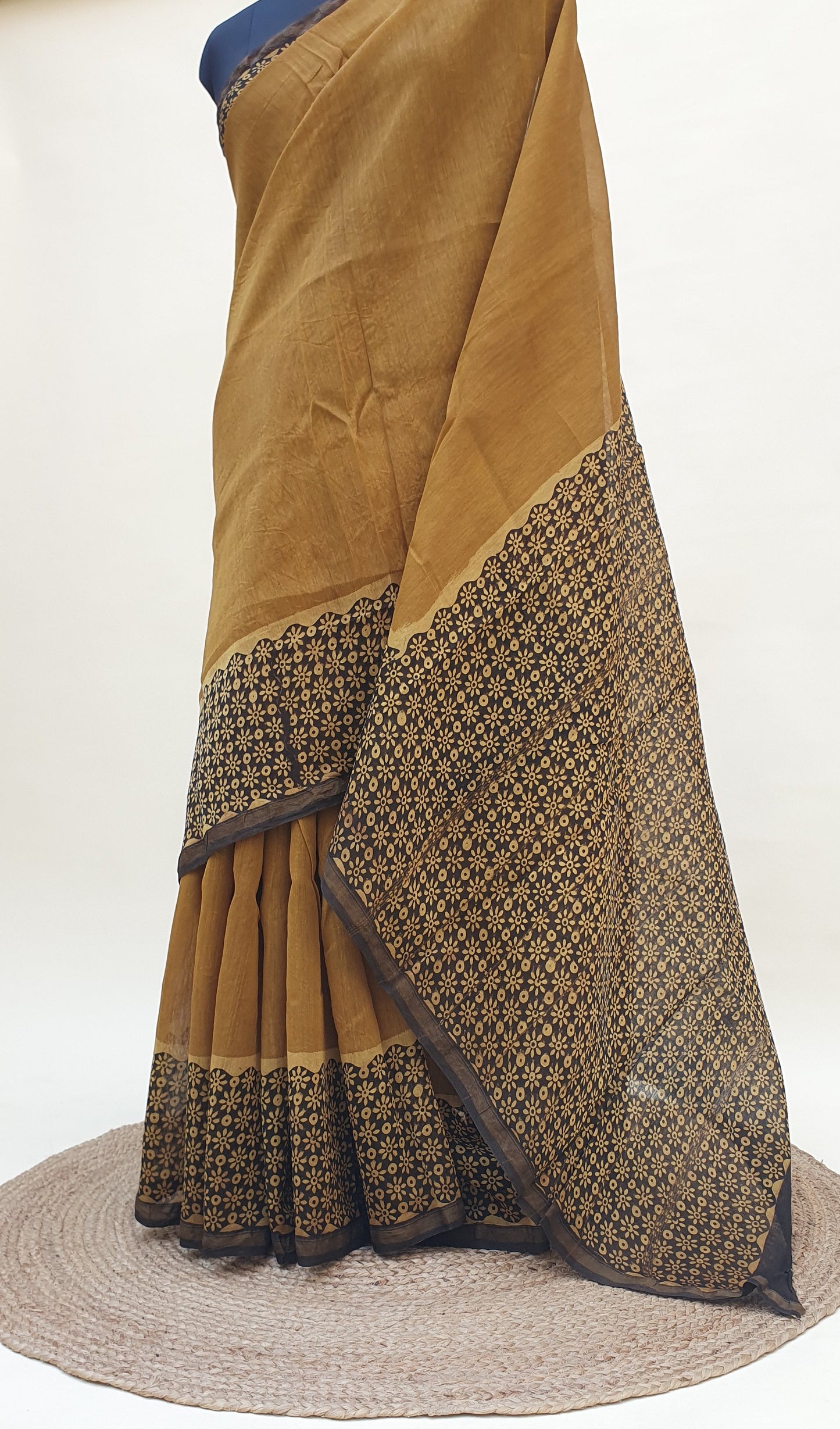 Kamalika Mustard Chanderi Saree SCCH-0029