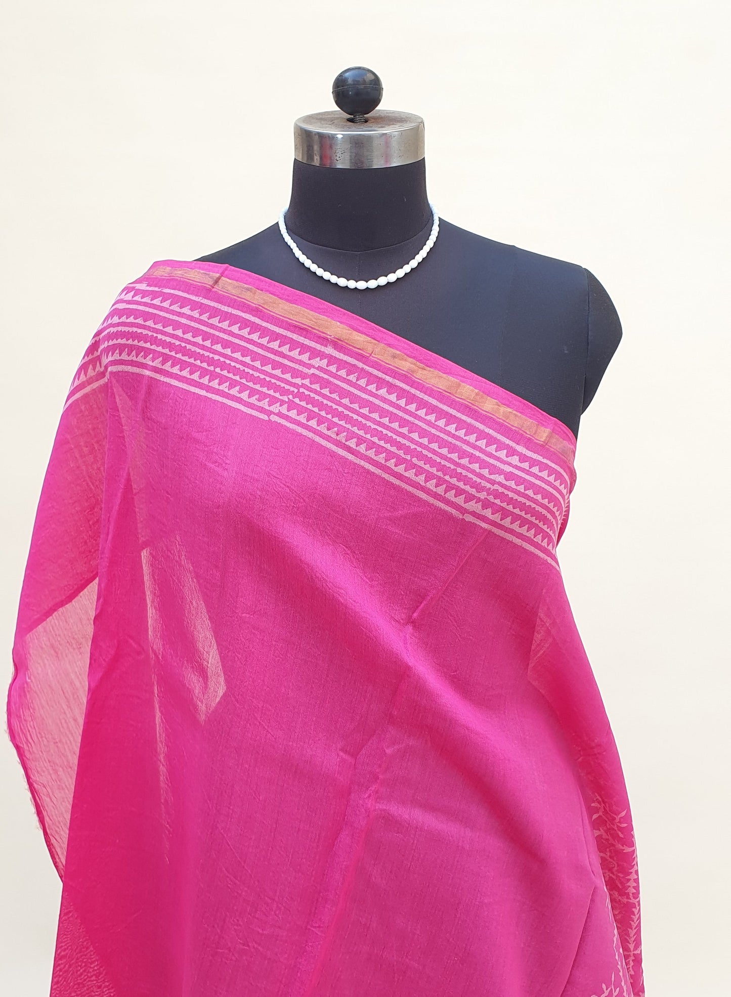 Padmini Pink Chanderi Saree SCCH-0025