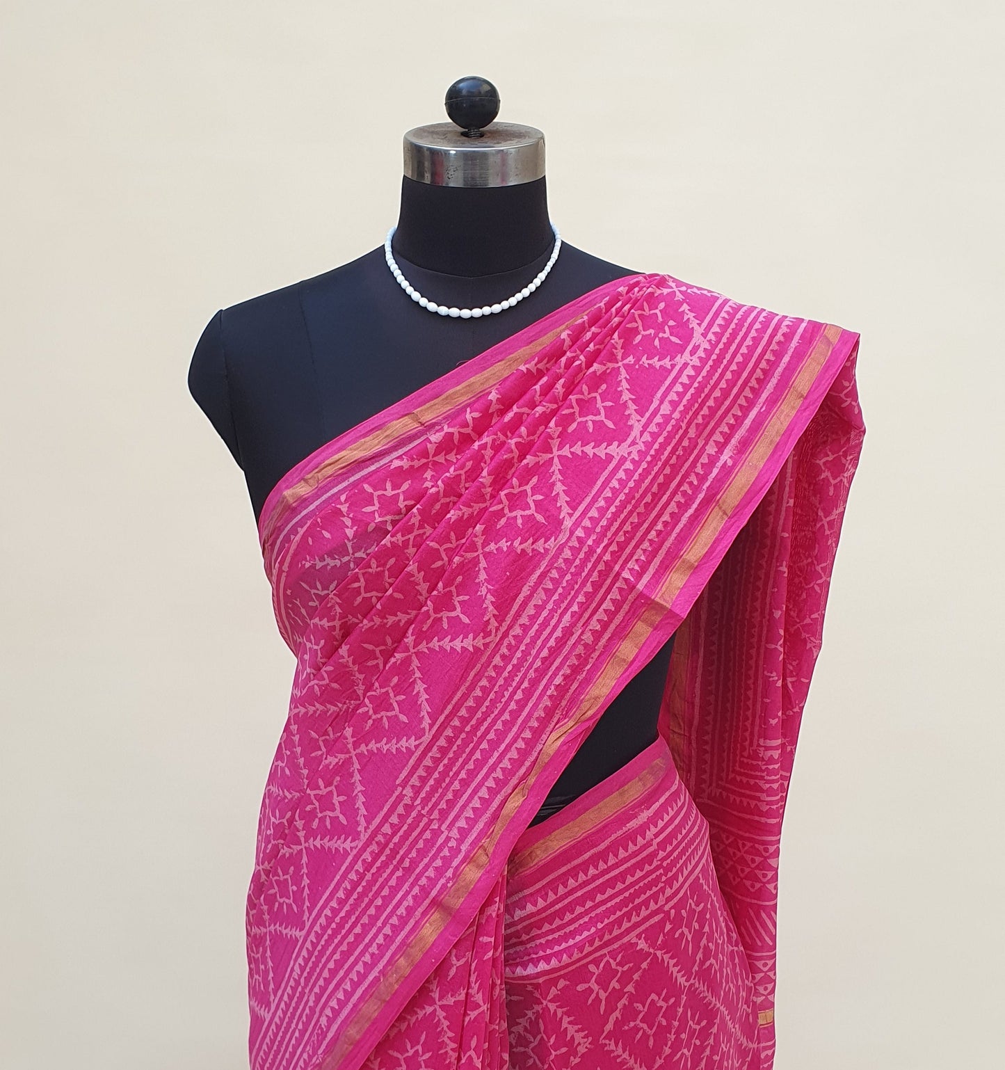 Padmini Pink Chanderi Saree SCCH-0025