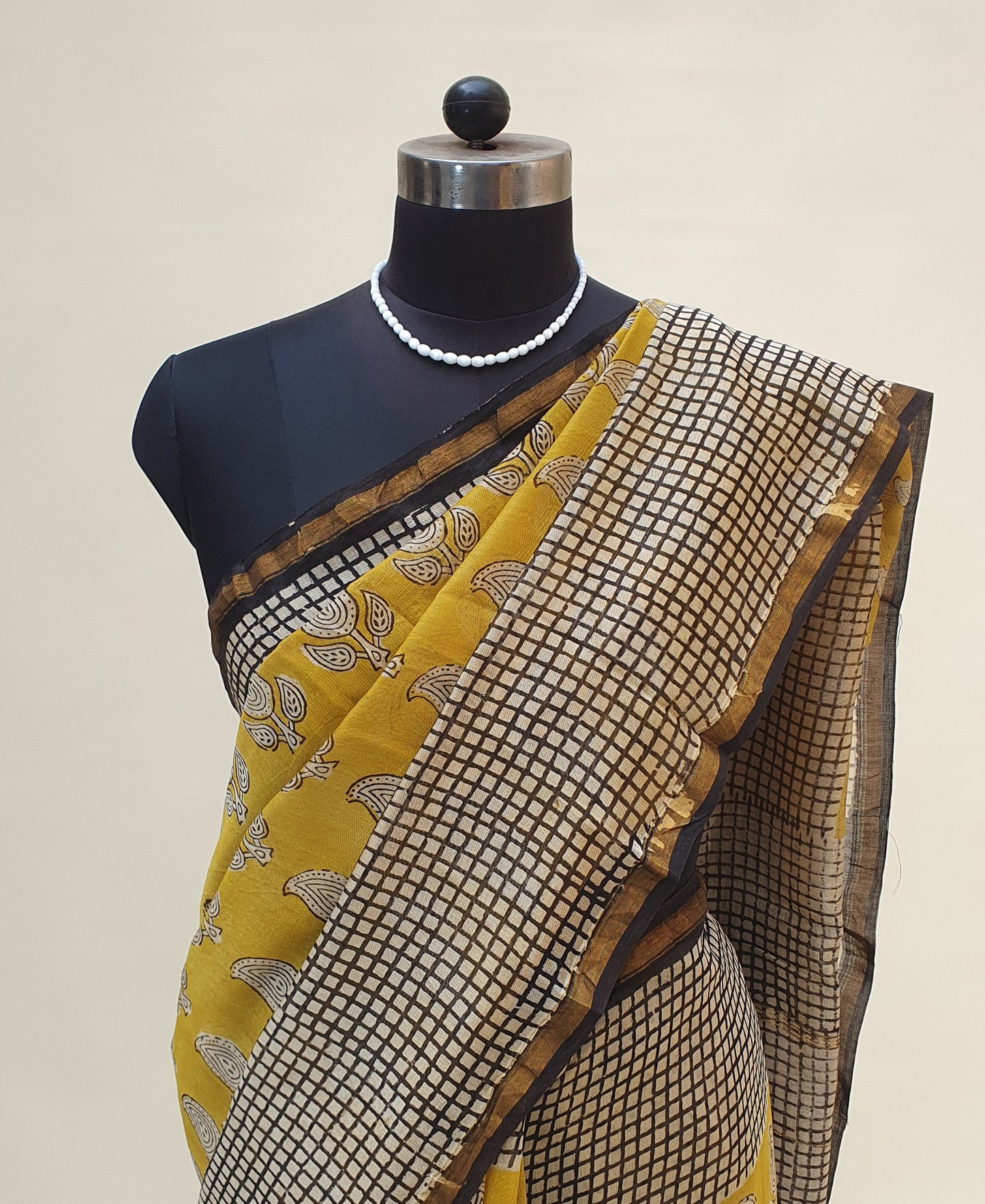 Tarini Mustard Chanderi Saree SCCH-0034