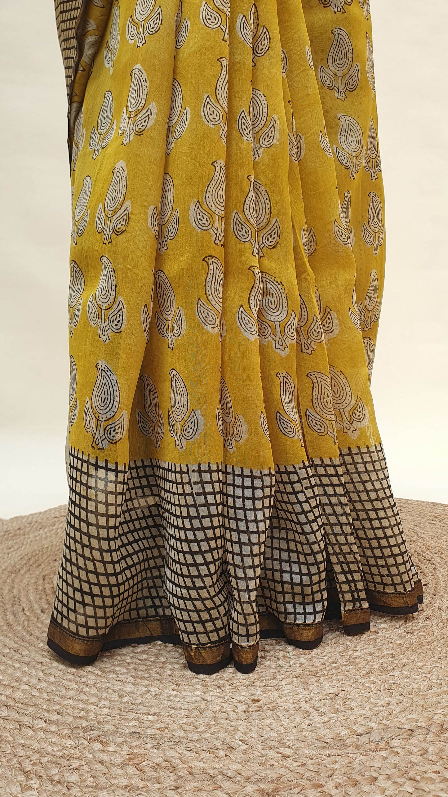 Tarini Mustard Chanderi Saree SCCH-0034