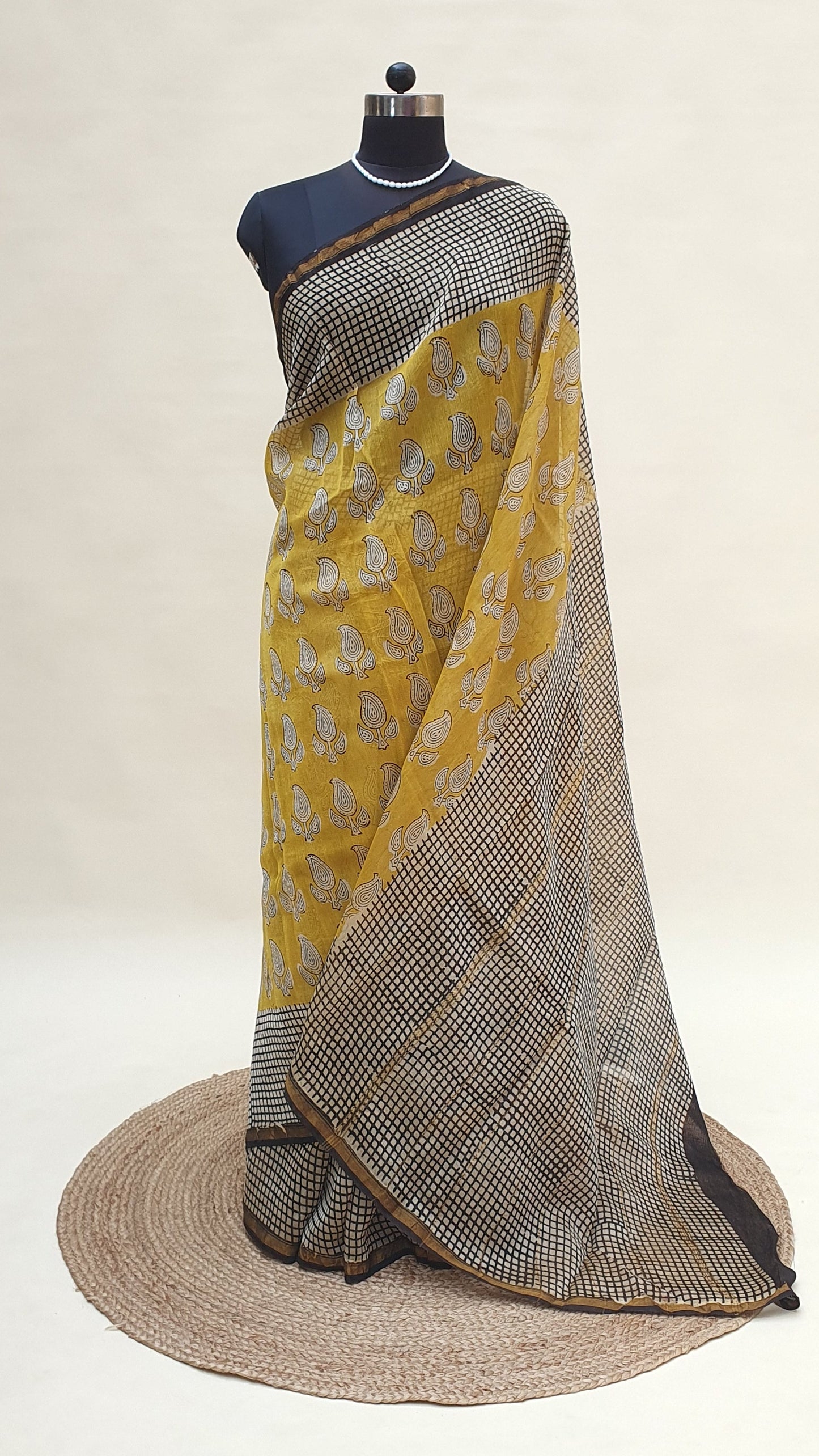 Tarini Mustard Chanderi Saree SCCH-0034