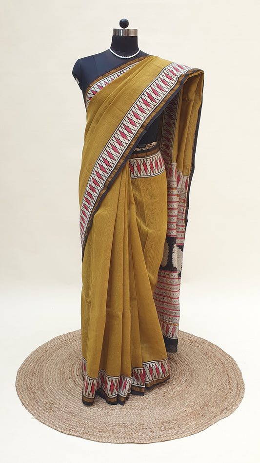 Kesarika Chanderi Saree SCCH-0033