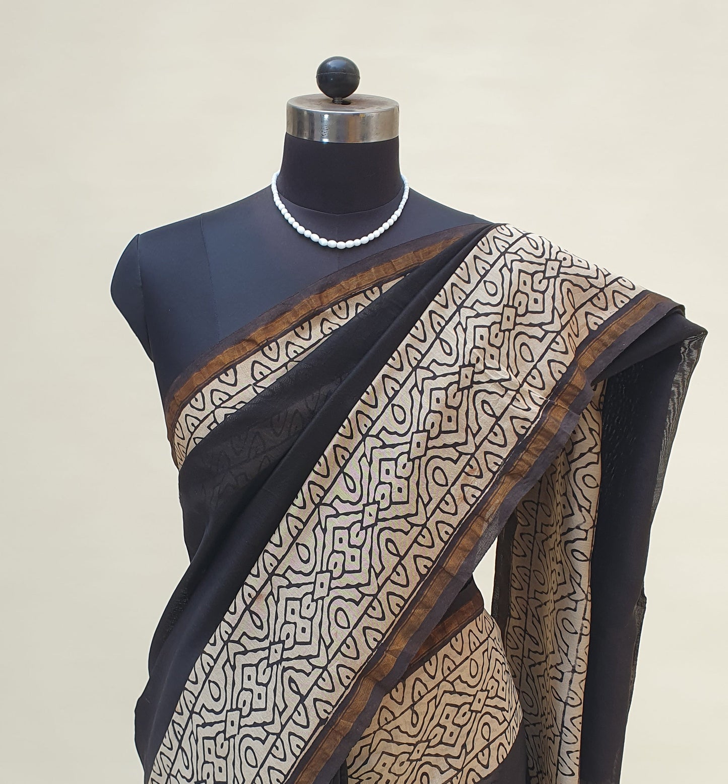 Shrijana Noir Chanderi Saree SCCH-0032