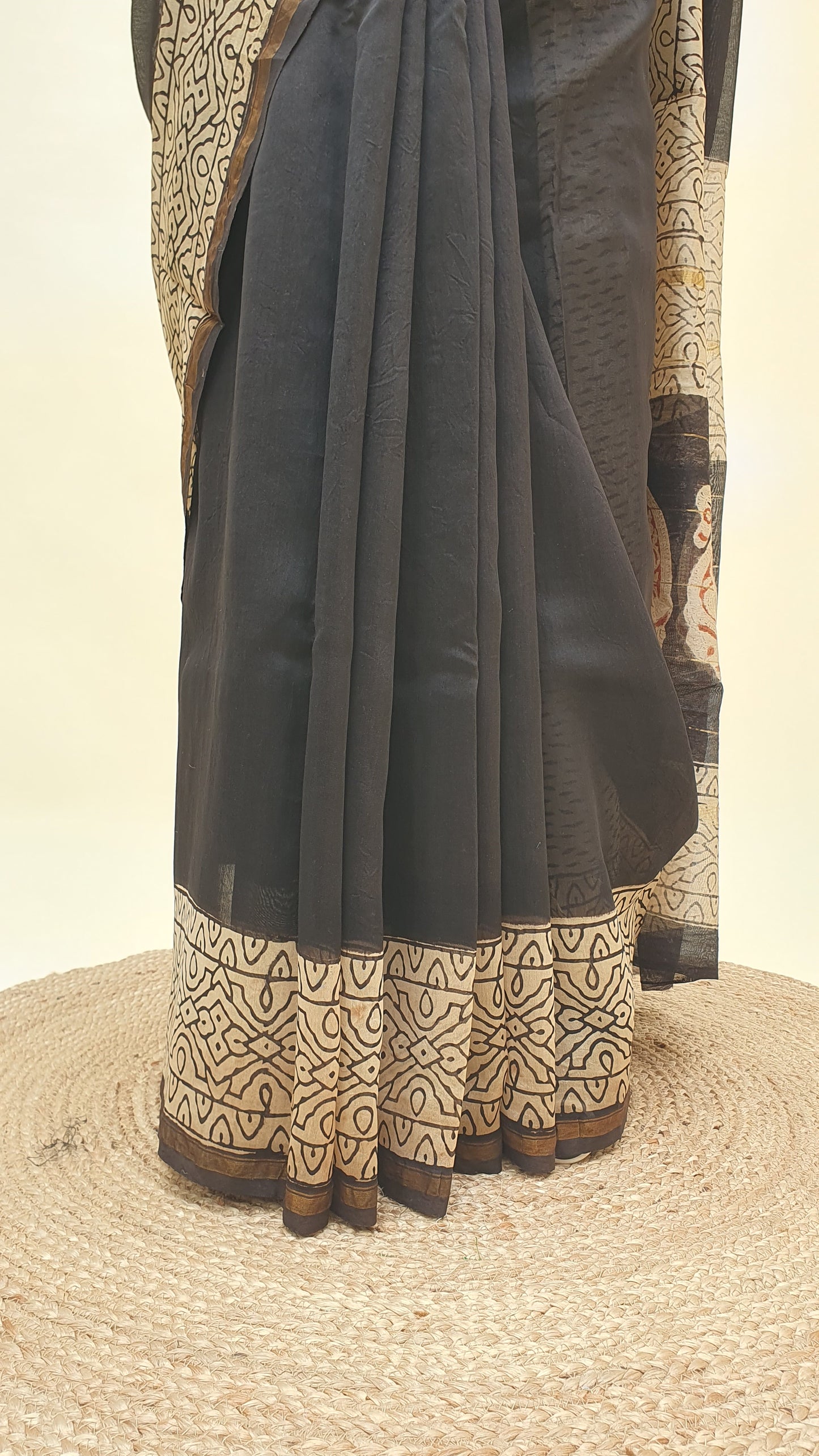 Shrijana Noir Chanderi Saree SCCH-0032