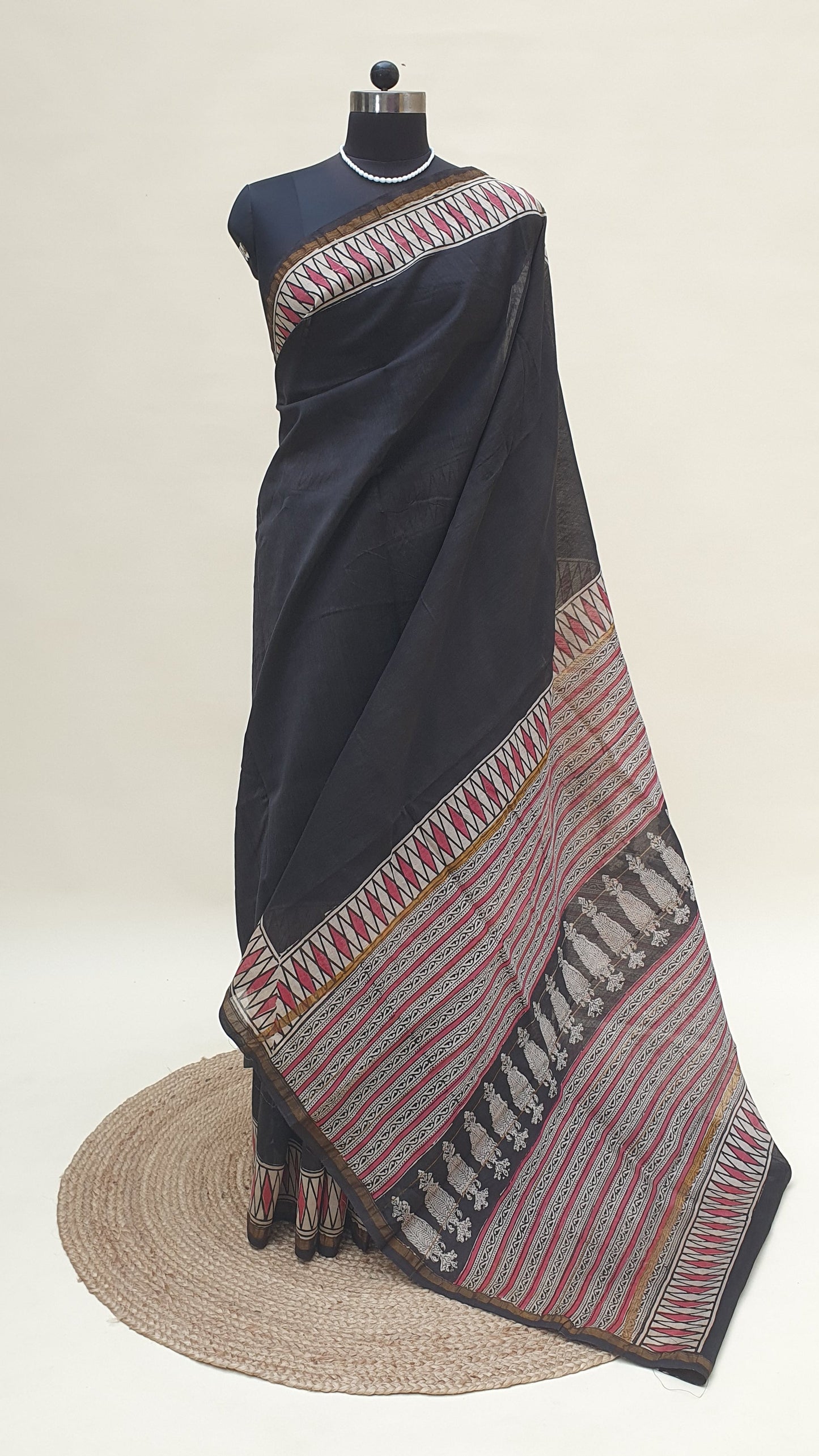 Taara Noir Chanderi Saree SCCH-0030