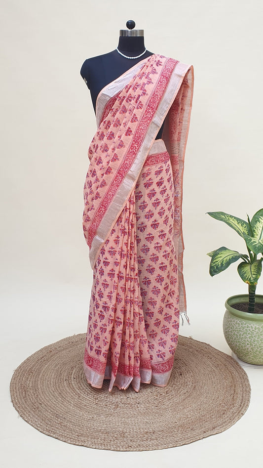 Aboli HBP Linen Saree | LNHB-0011