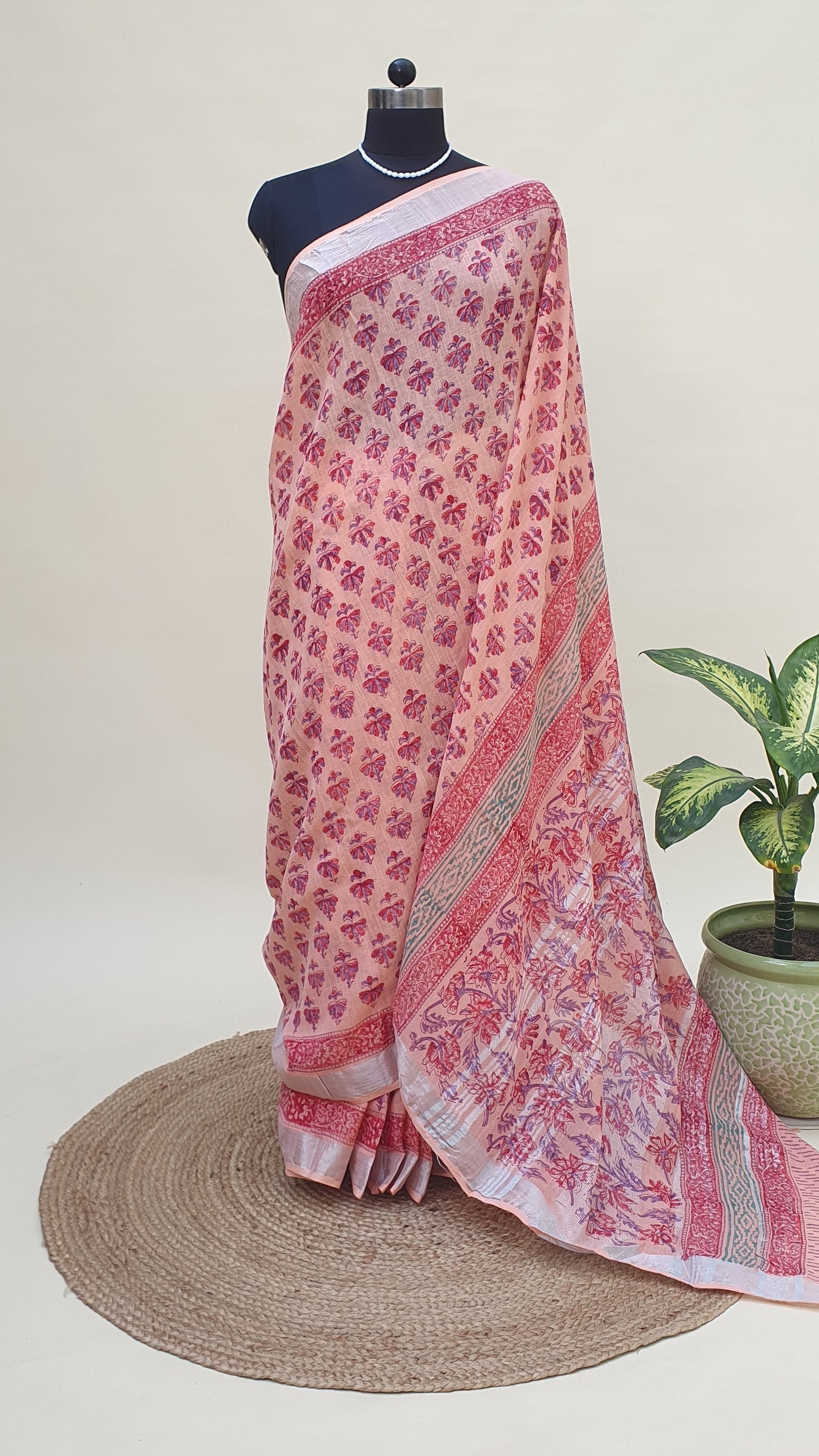 Aboli HBP Linen Saree | LNHB-0011