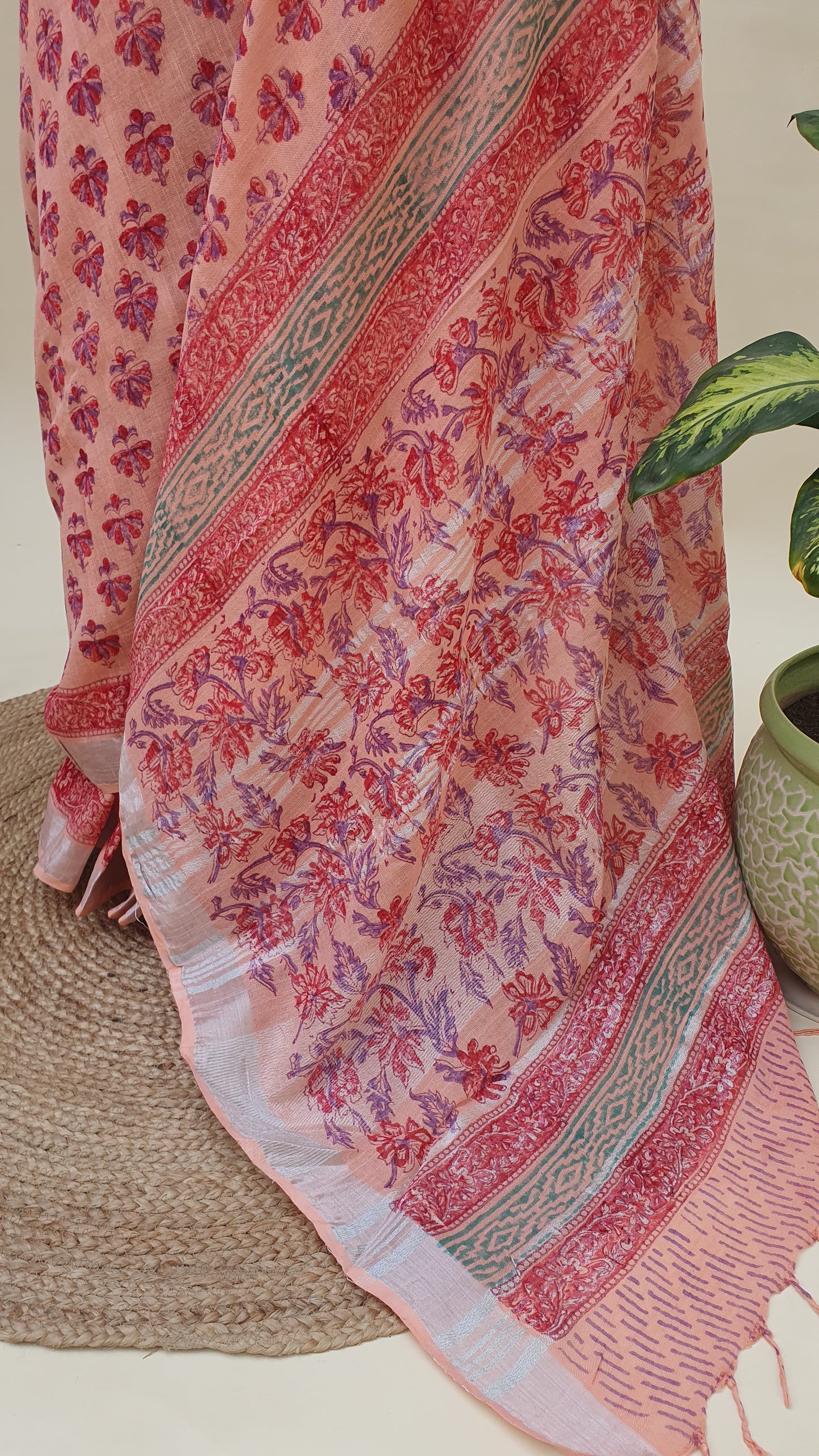 Aboli HBP Linen Saree | LNHB-0011