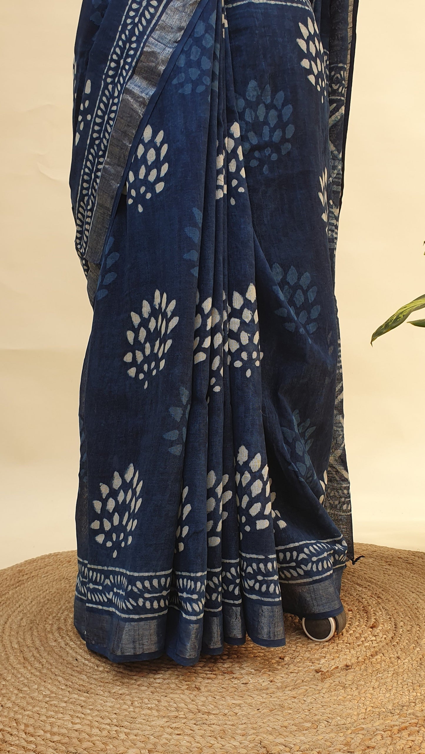 Neelanjana HBP Linen Saree | LNHB-0016