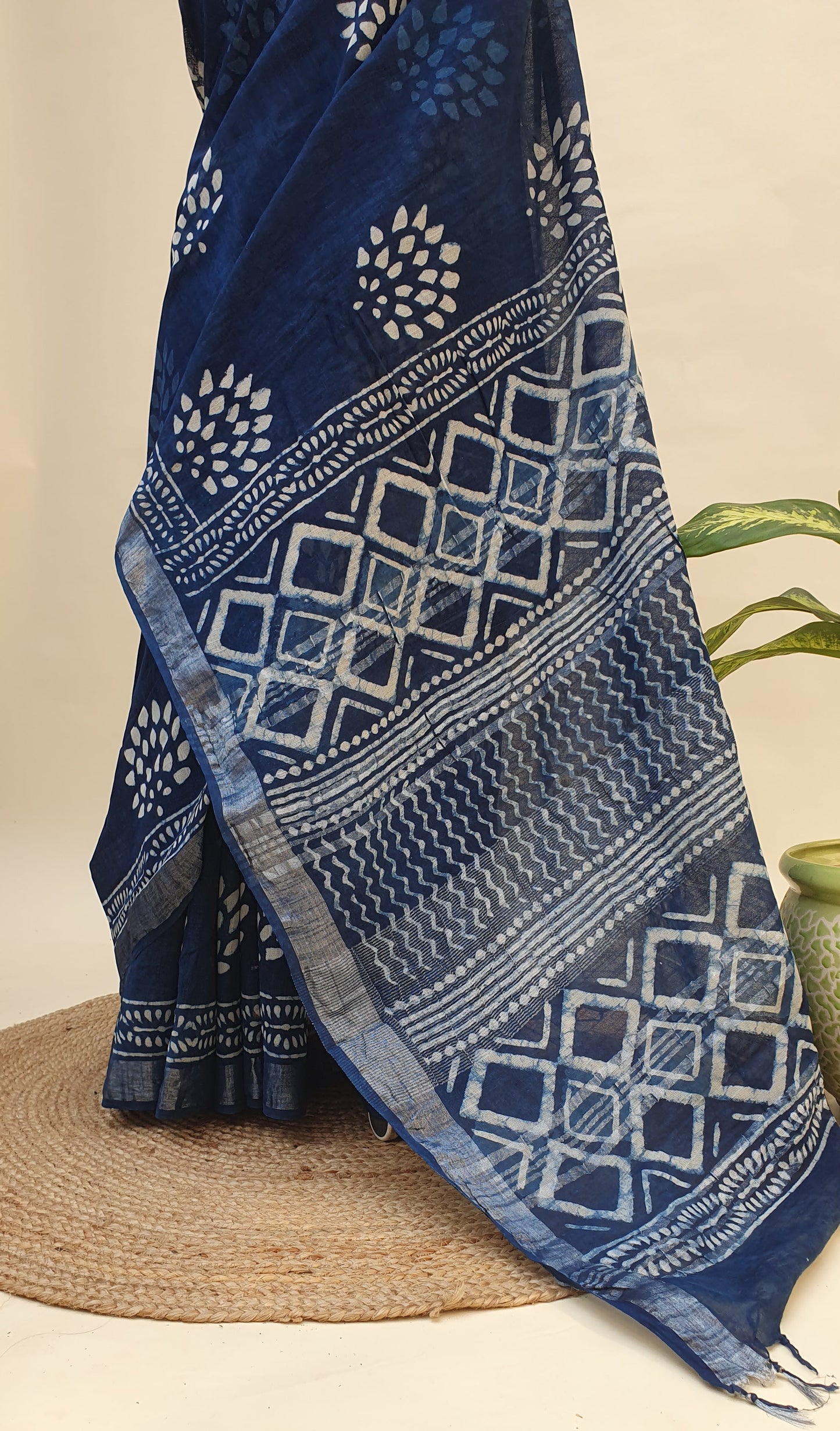 Neelanjana HBP Linen Saree | LNHB-0016