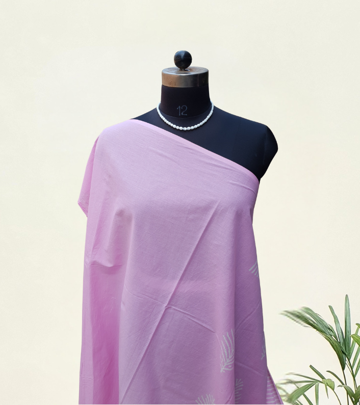 Pink HBP Mul Cotton Saree MCHB-0005