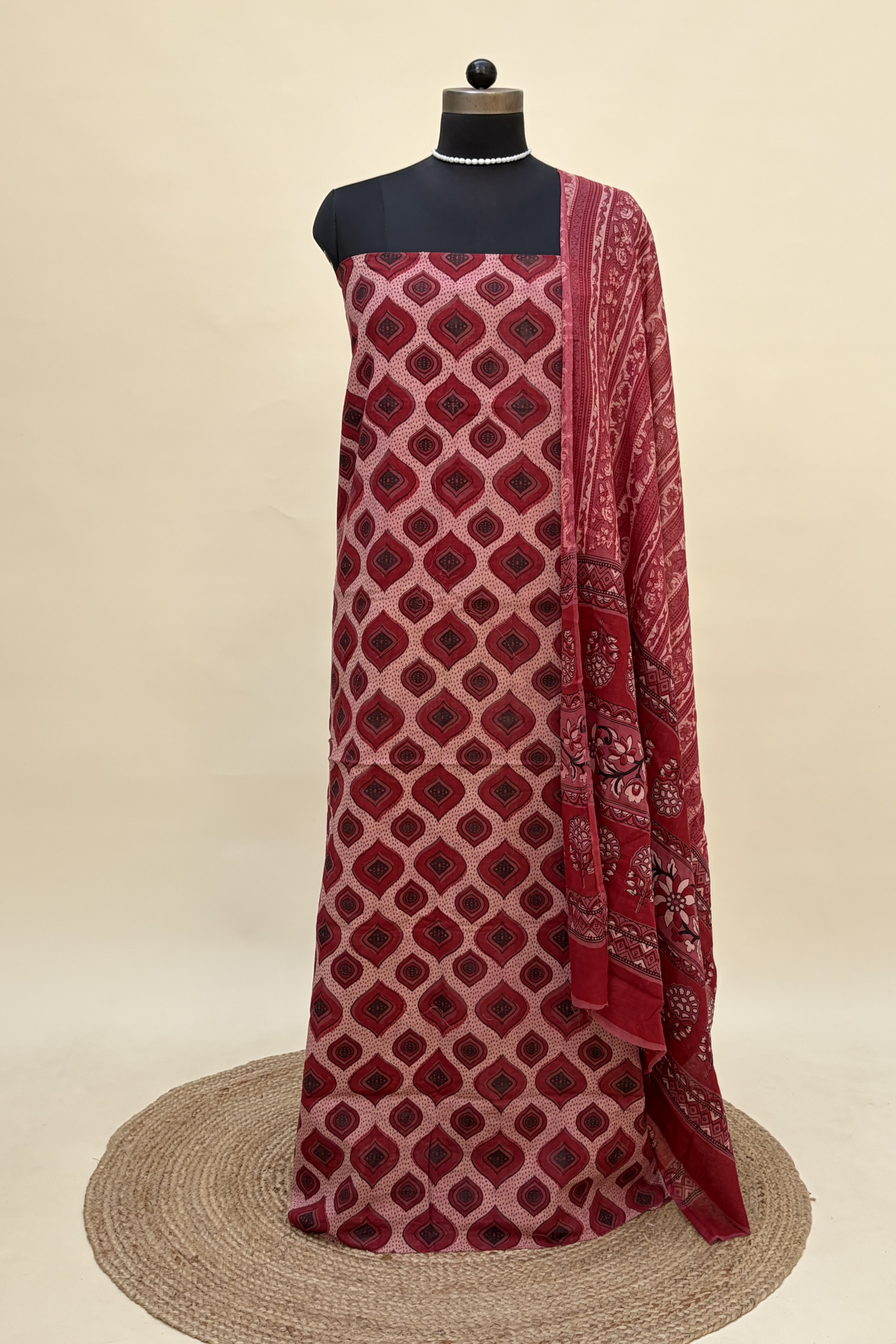 Cotton Ajrakh Suit