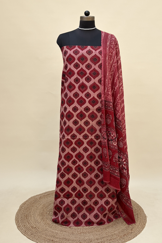 Cotton Ajrakh Suit