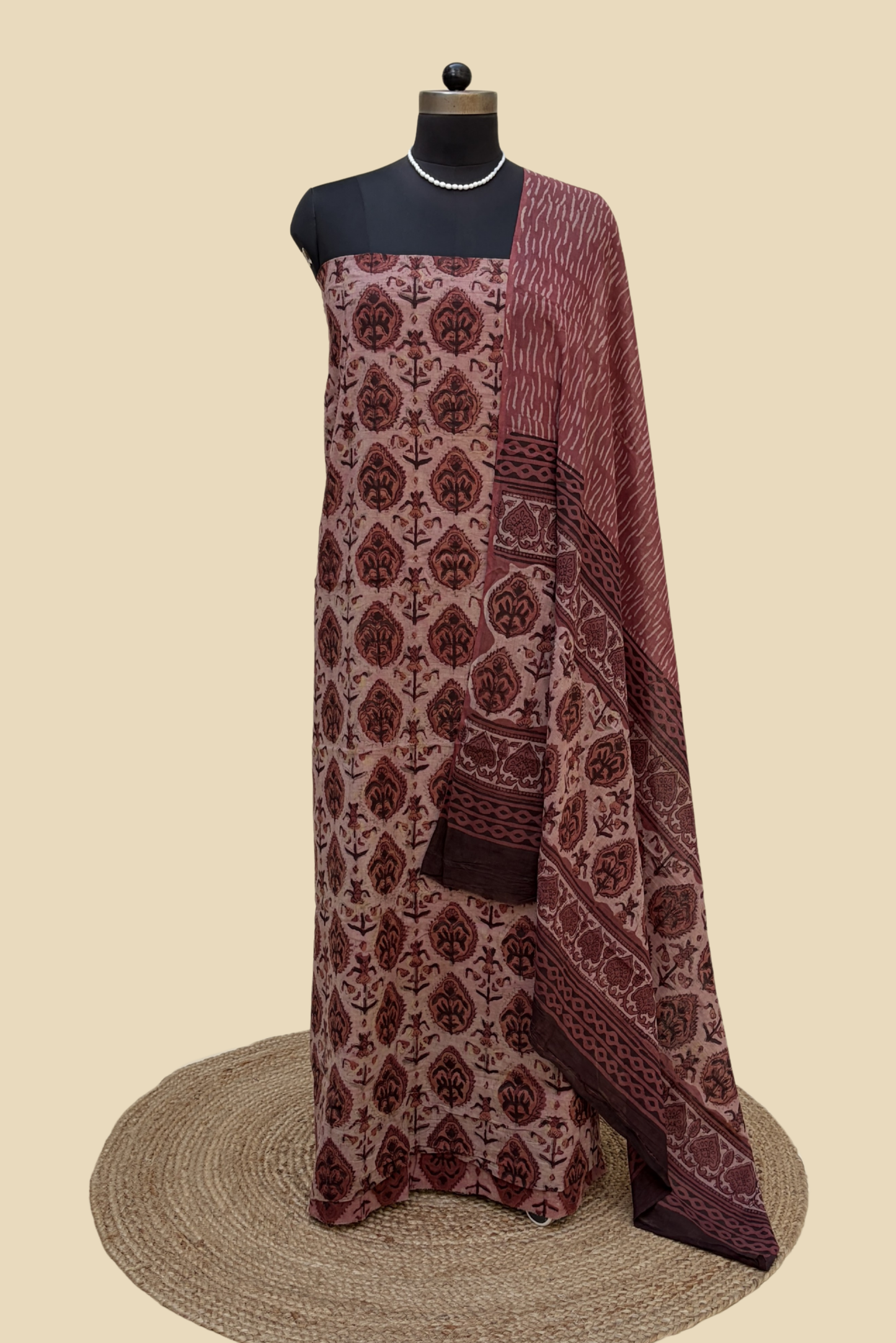 Cotton Ajrakh Suit